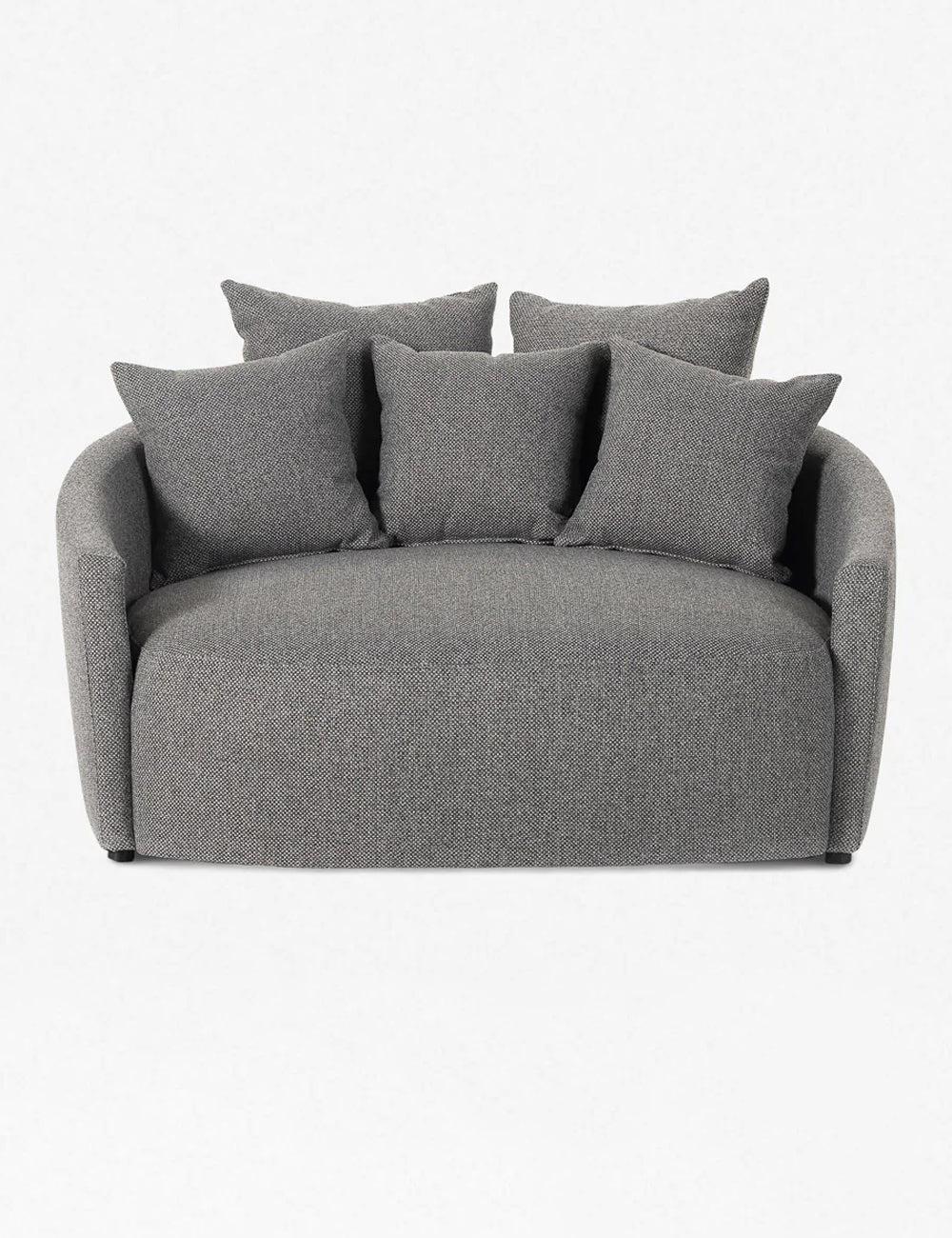 Kaila Media Lounger - Charcoal
