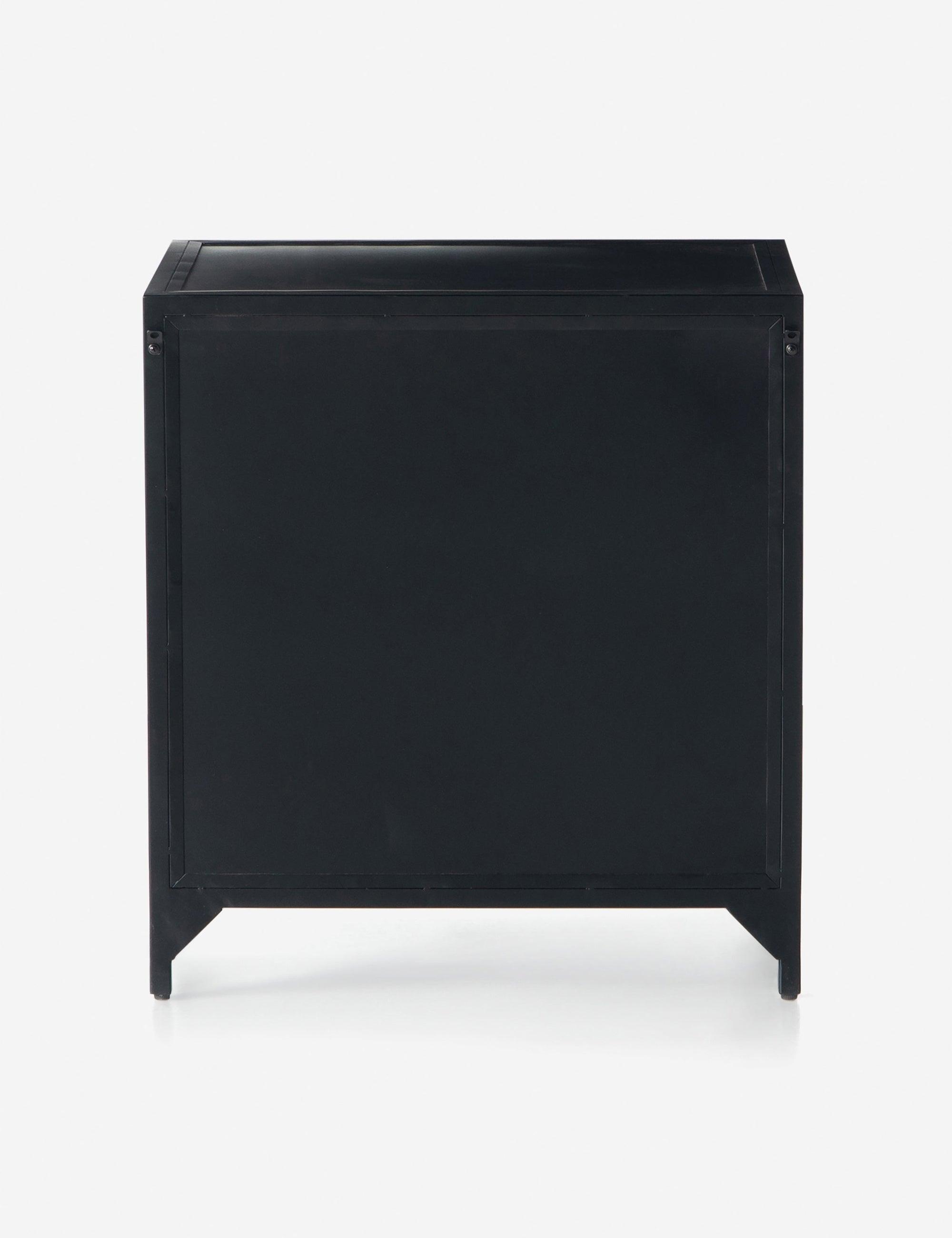 Belmont Industrial Black Iron 3-Drawer Nightstand