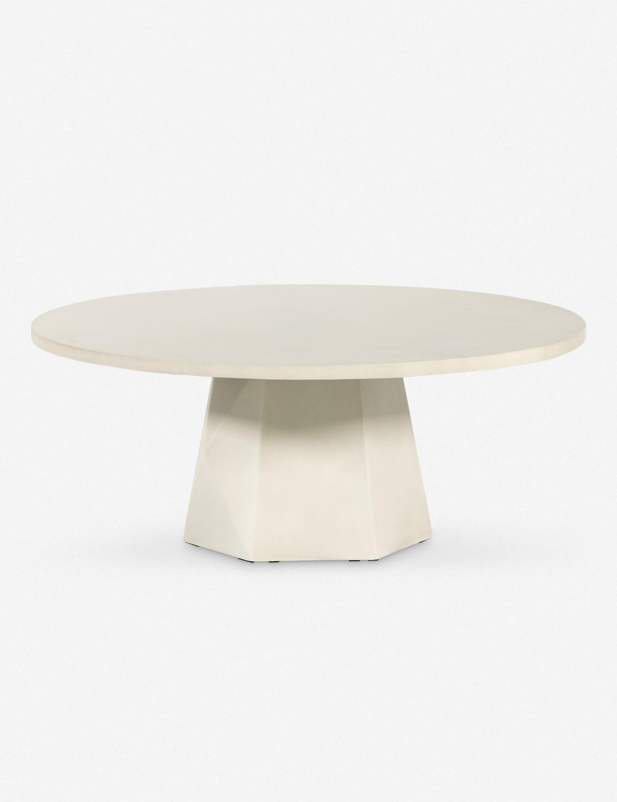 Schuller Indoor / Outdoor Round Coffee Table - White
