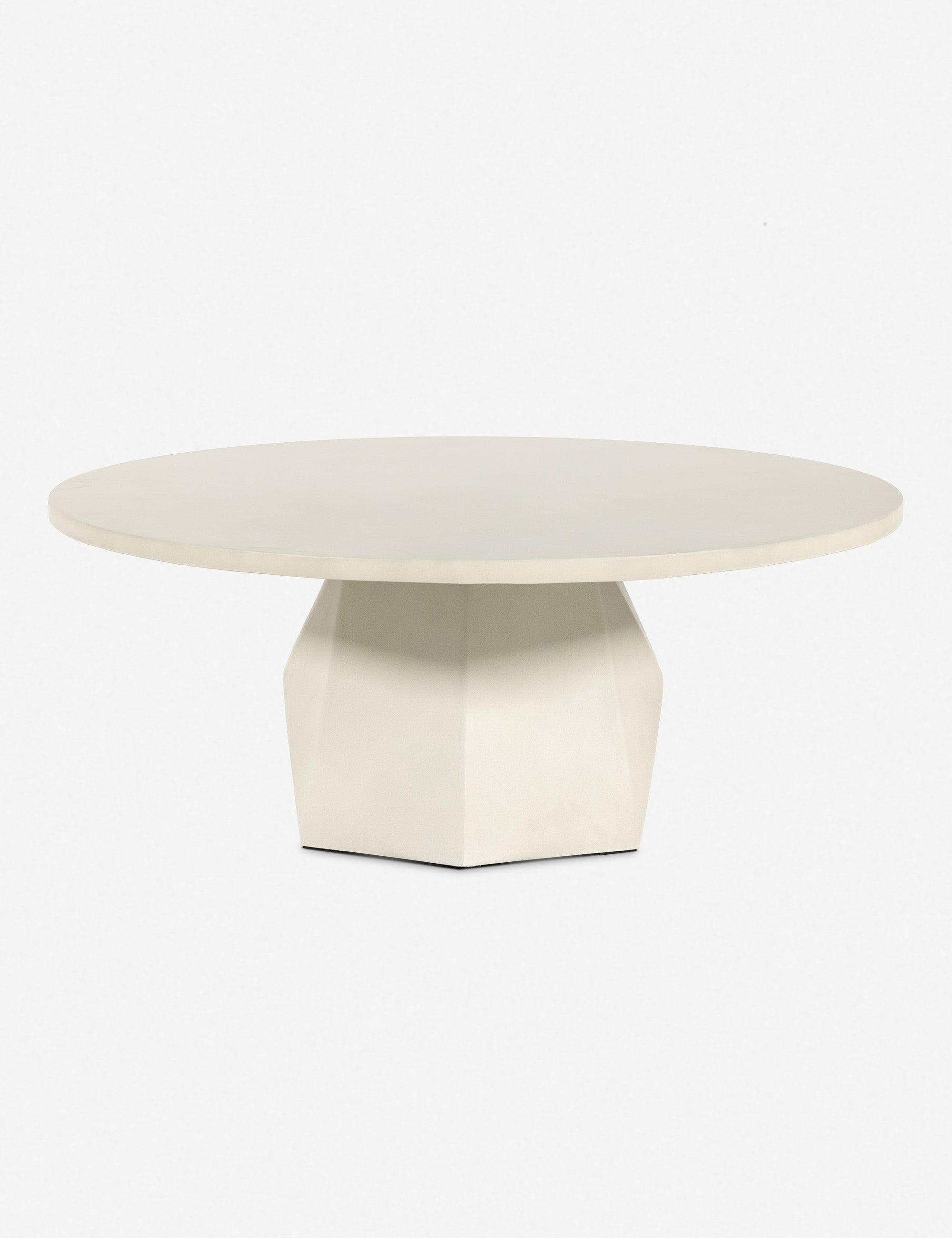 Schuller Indoor / Outdoor Round Coffee Table - White