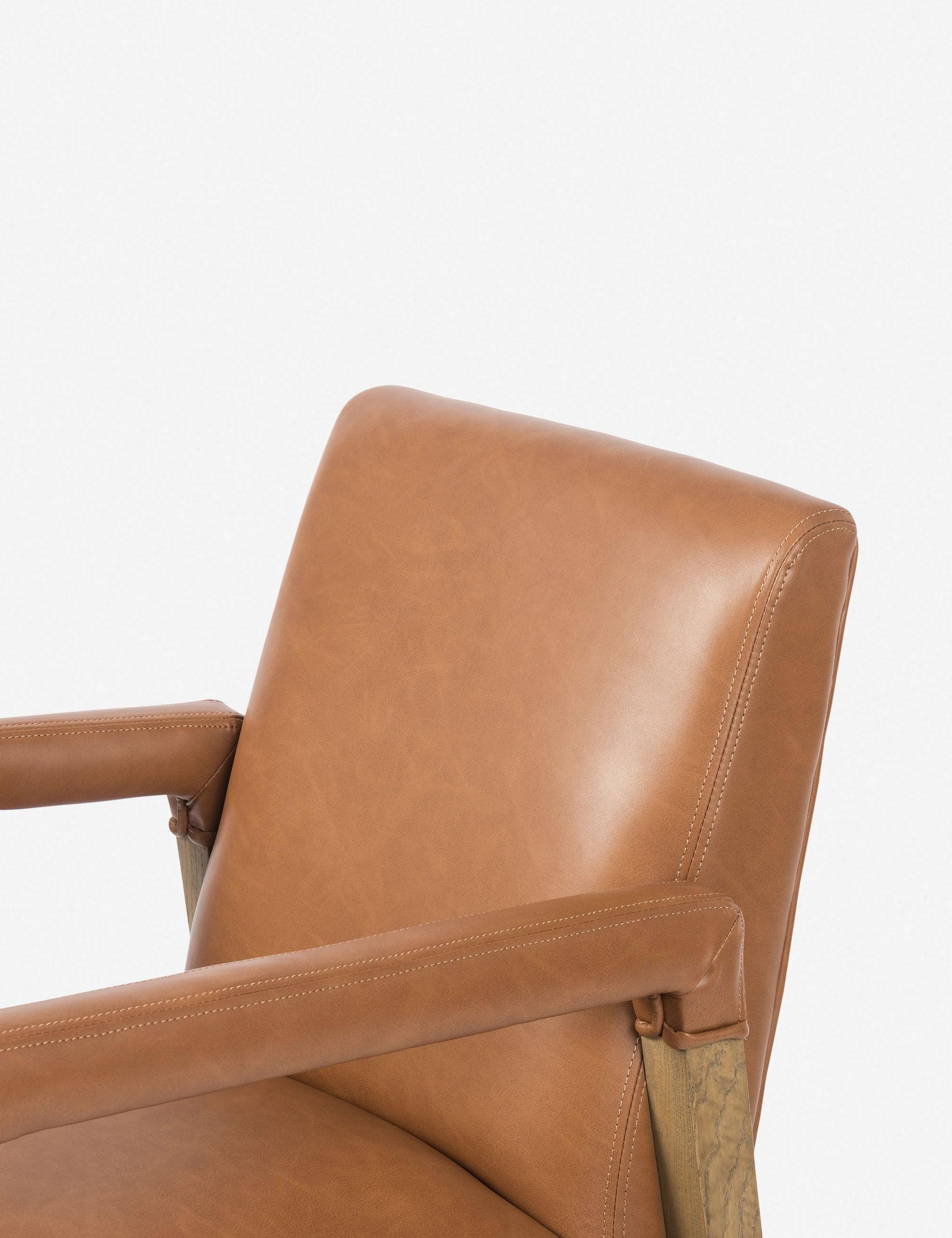 Marla Dining Chair - Tan Leather