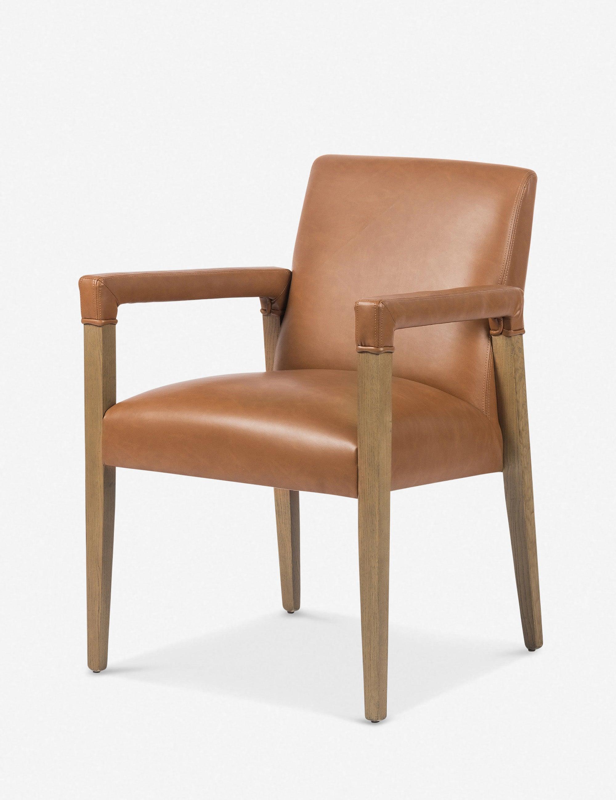 Sierra Butterscotch Leather Upholstered Arm Chair