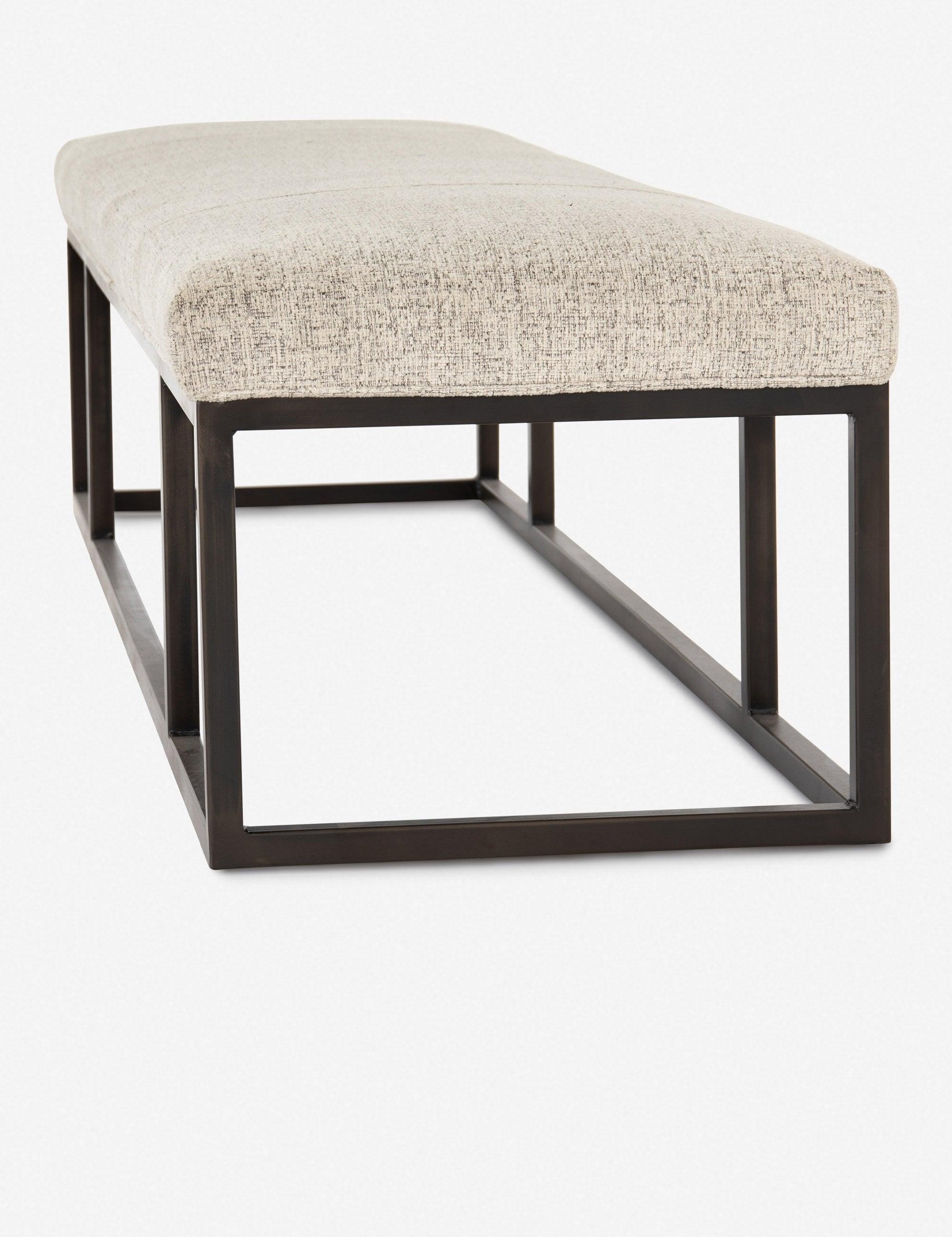 Kabina Modern Fabric-Upholstered Entryway Bench