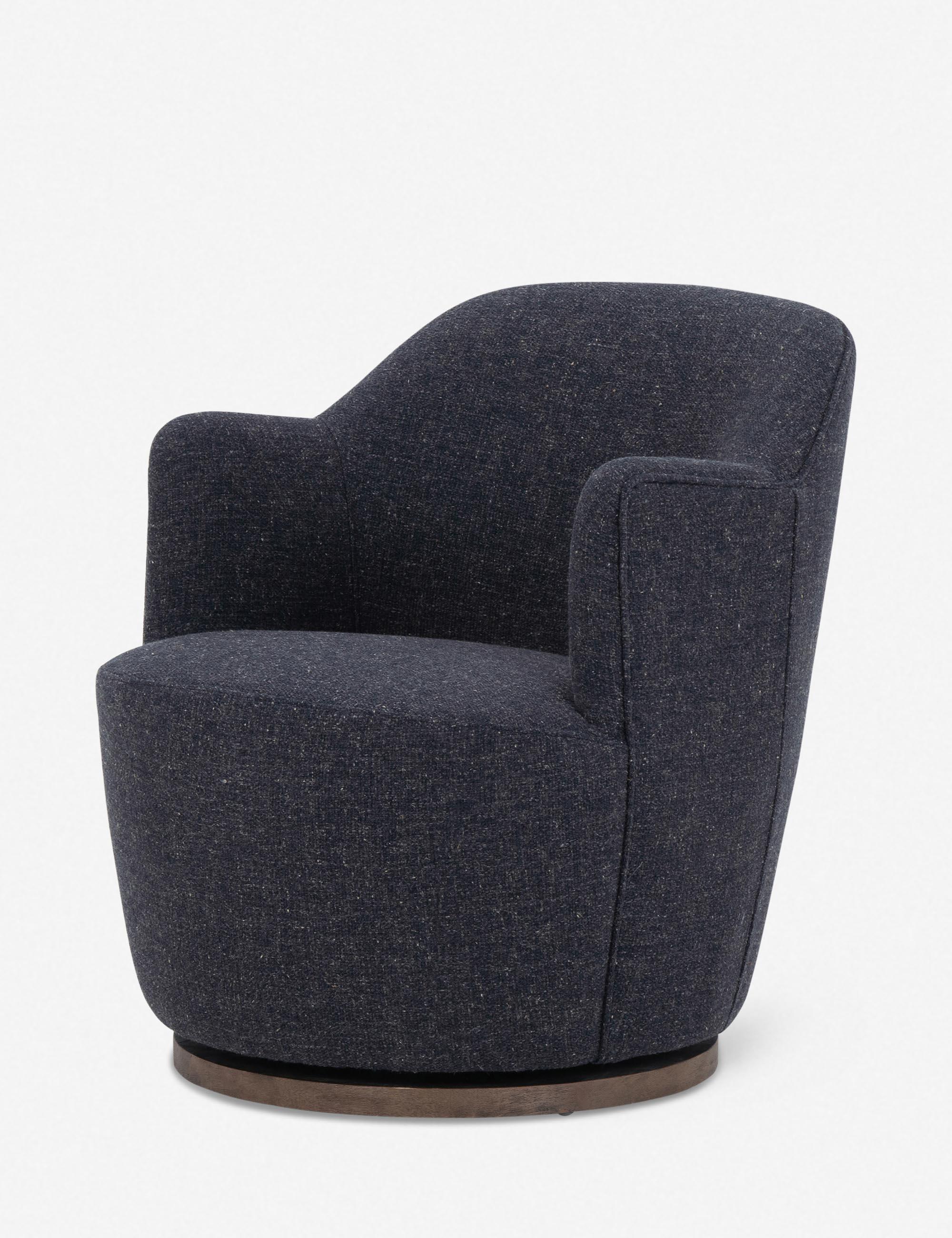 Margie Swivel Chair - Slate