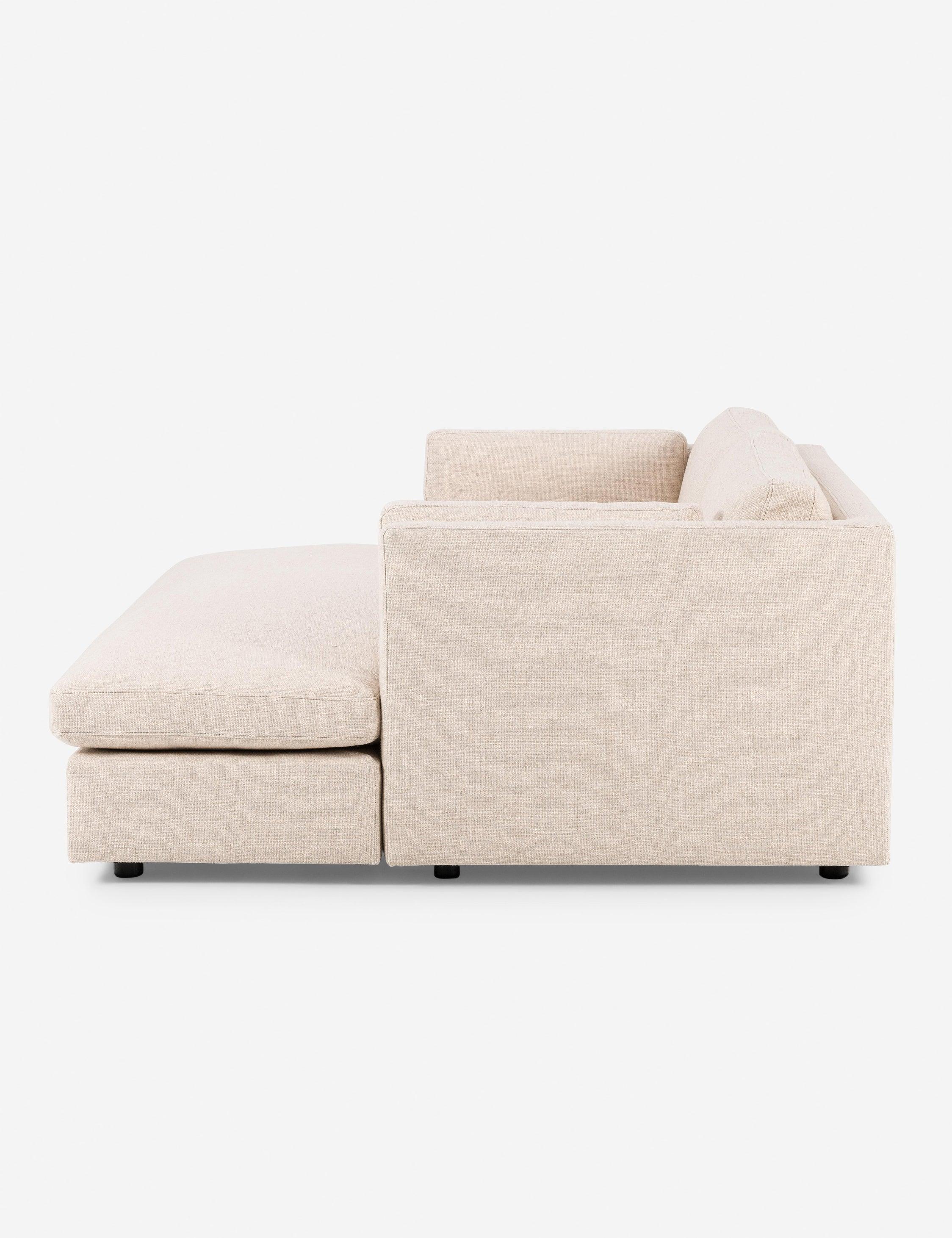 Burton Media Lounger - Cream