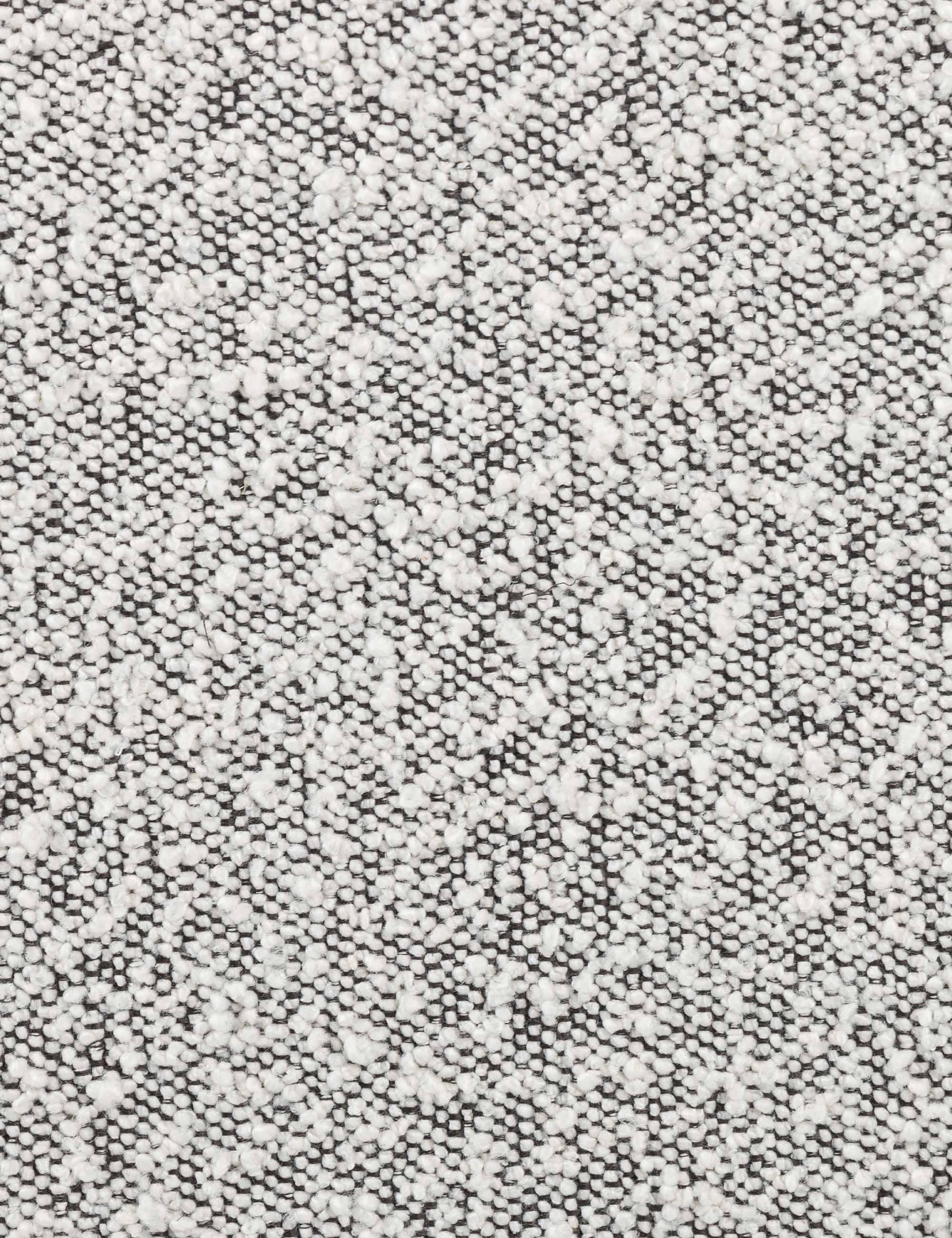 Aldora Round Ottoman - Gray Boucle