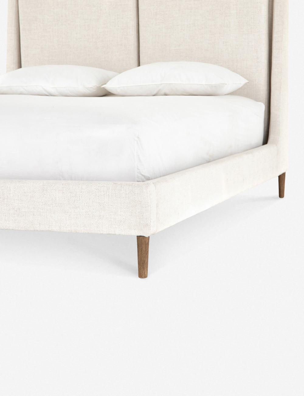 Rexford Platform Bed - Cream / King