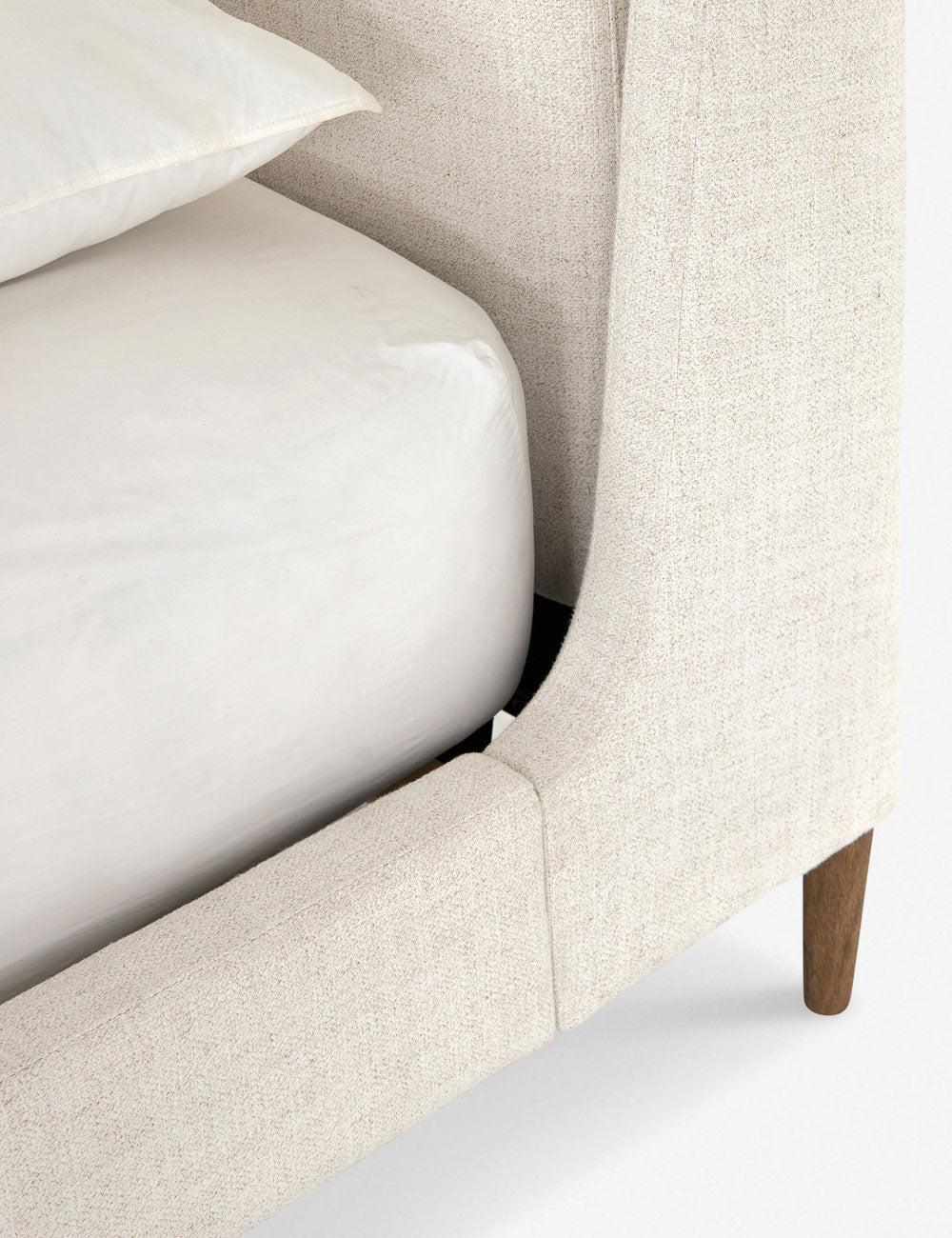 Rexford Platform Bed - Cream / King