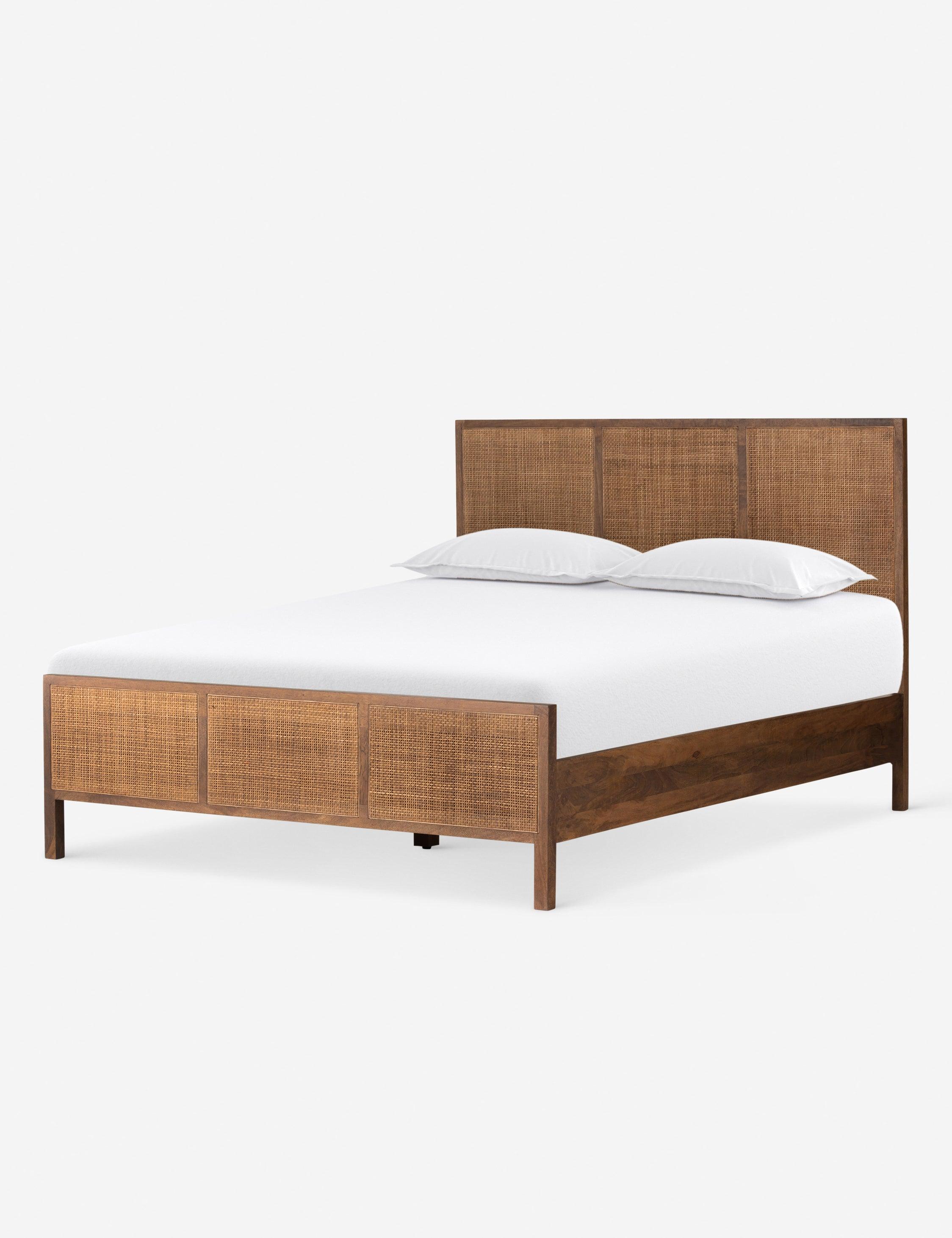 Hannah Platform Bed - Russet / Queen