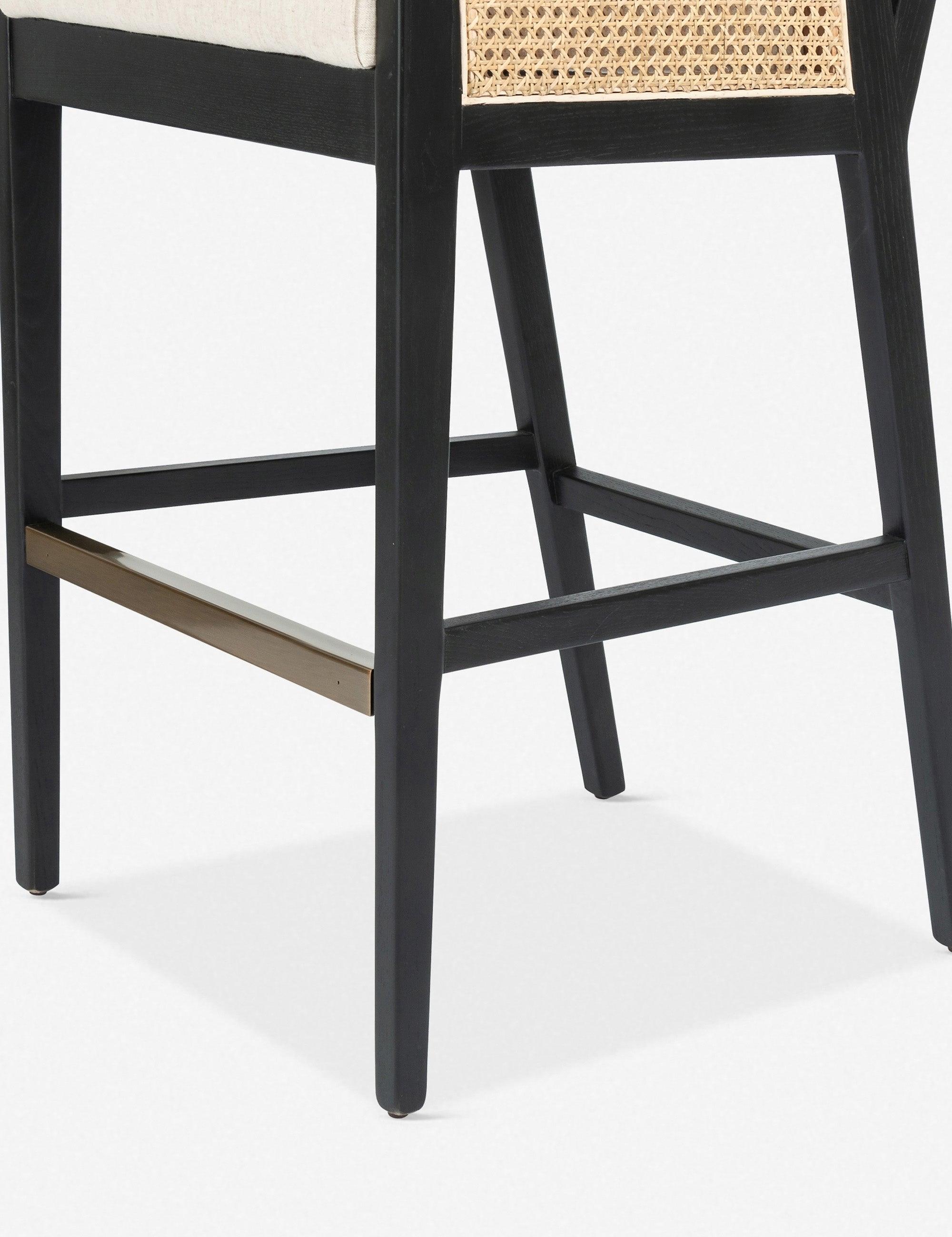 Jeni Bar and Counter Stool - Black / Bar