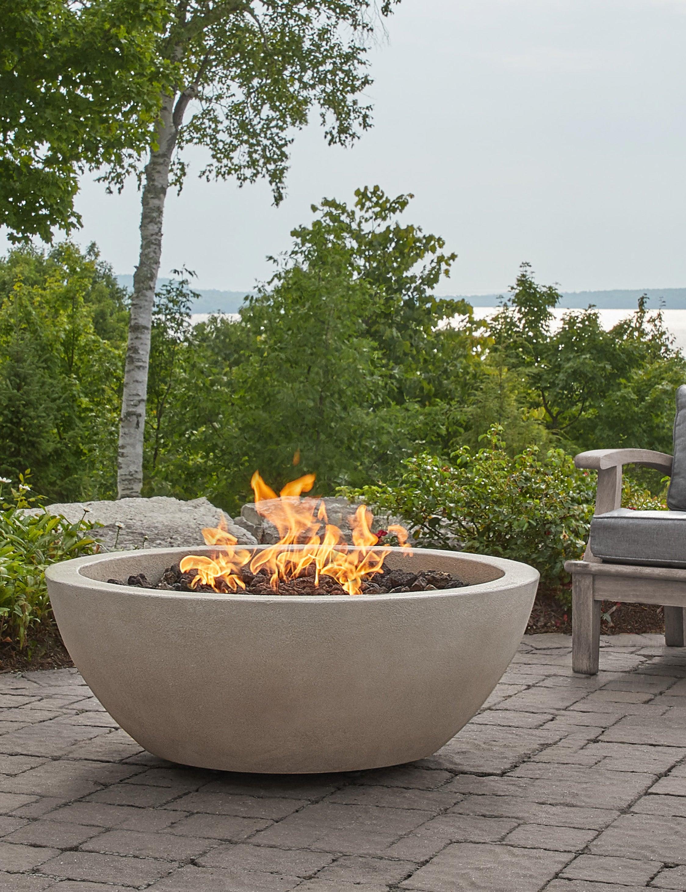 Benno Fire Bowl - Fog / 42" / Natural Gas