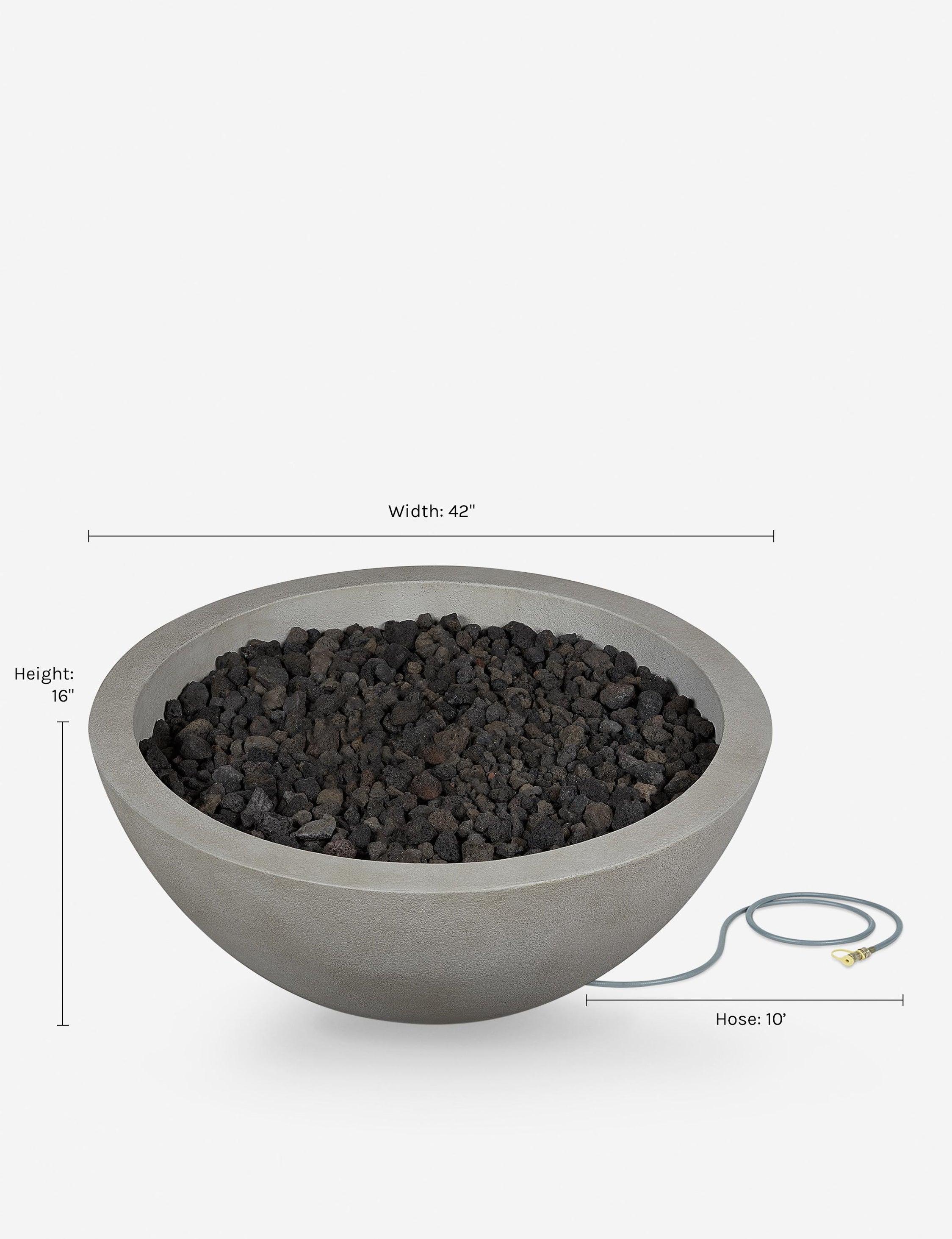 Benno Fire Bowl - Shade / 42" / Natural Gas