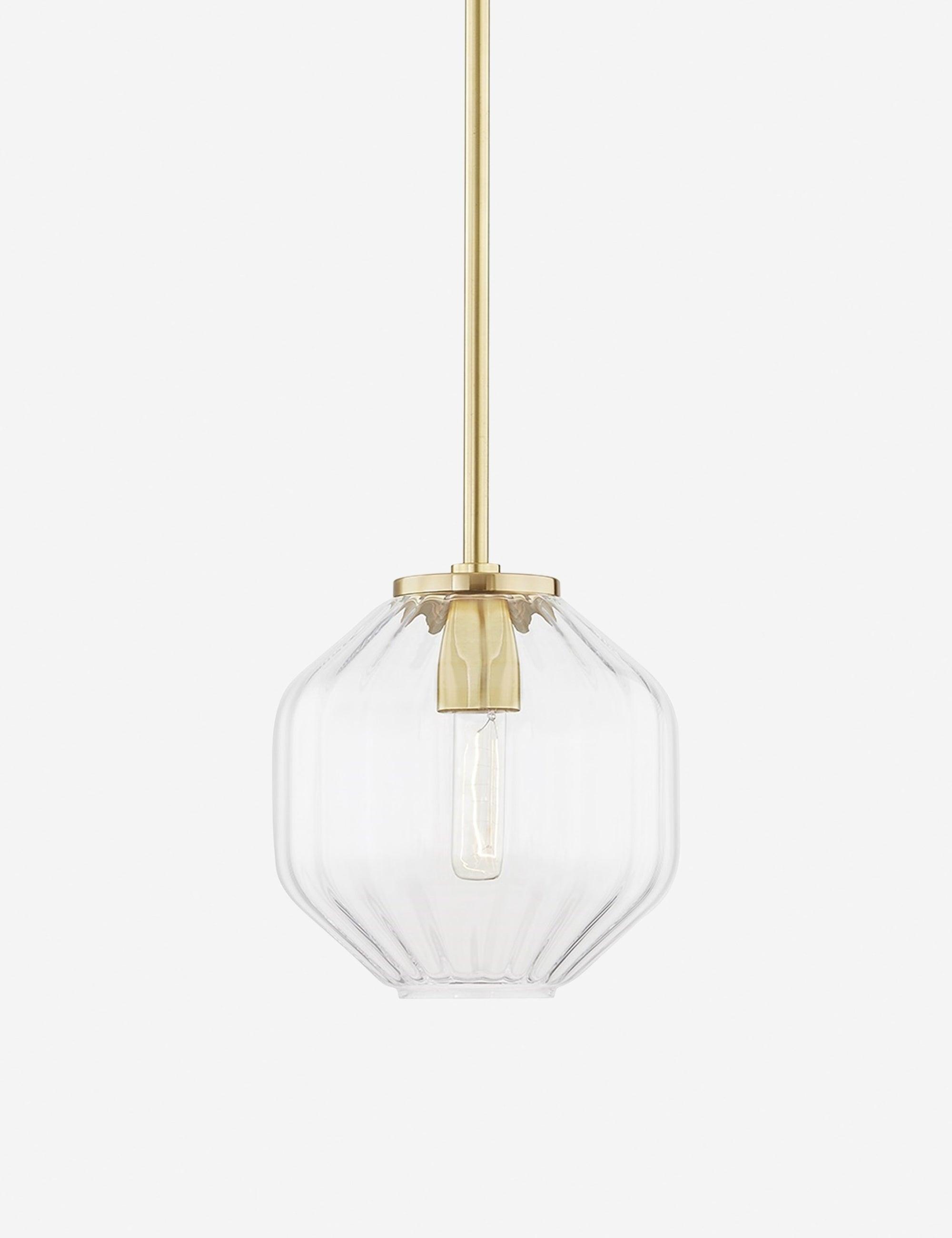 Belle Pendant Light - Antique Brass