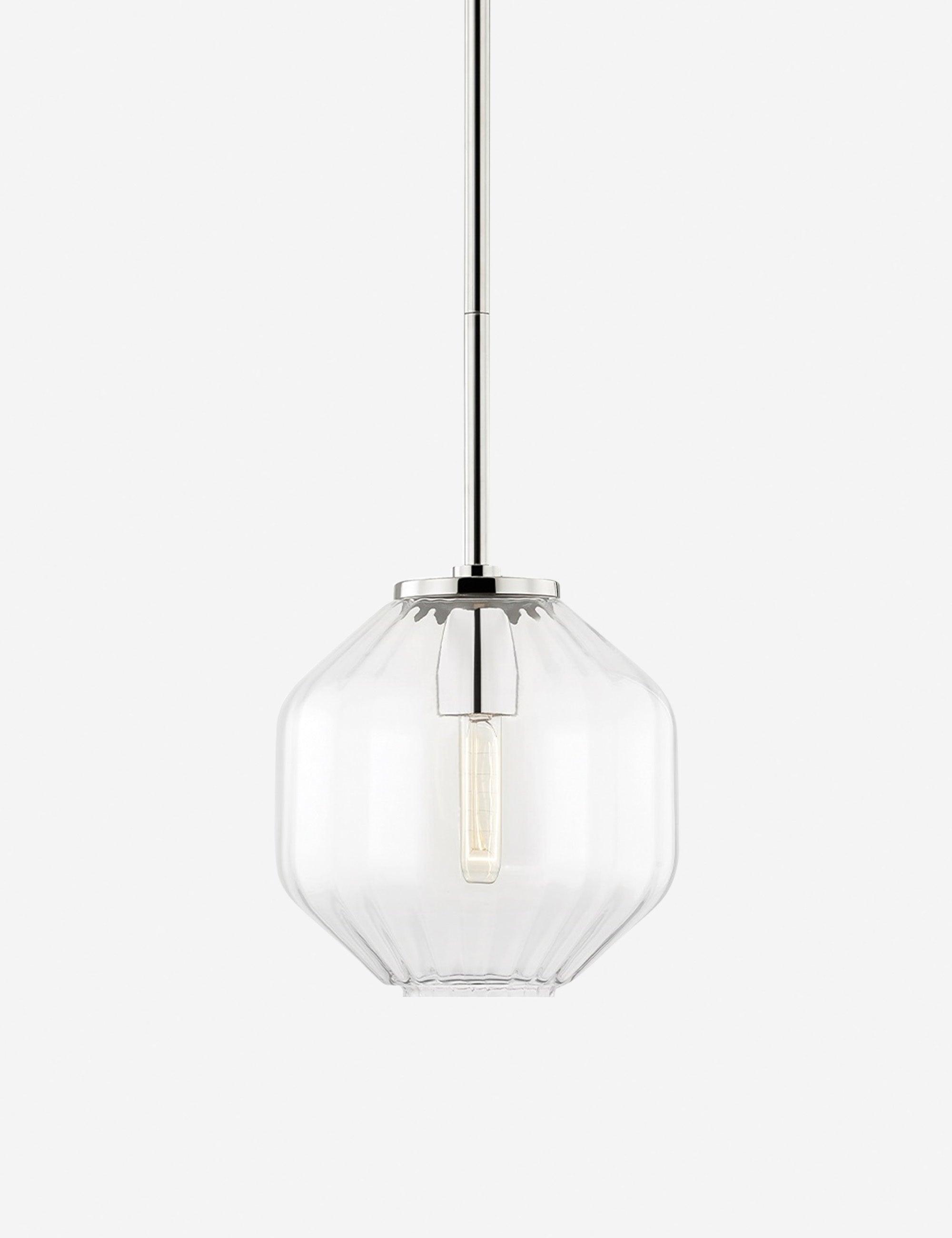 Belle Pendant Light - Polished Nickel