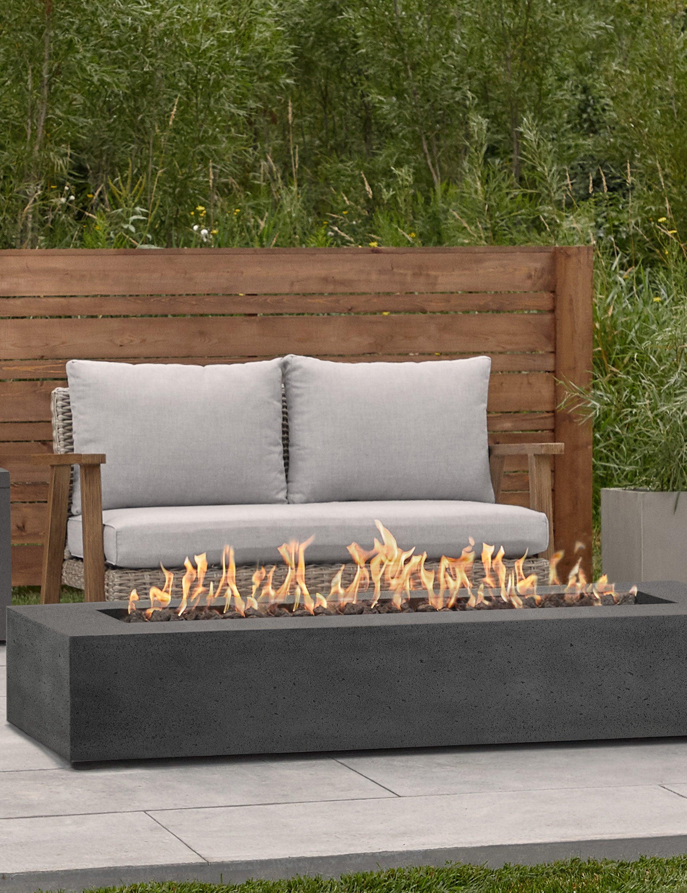 Magnus Fire Table - Carbon / Long Rectangle