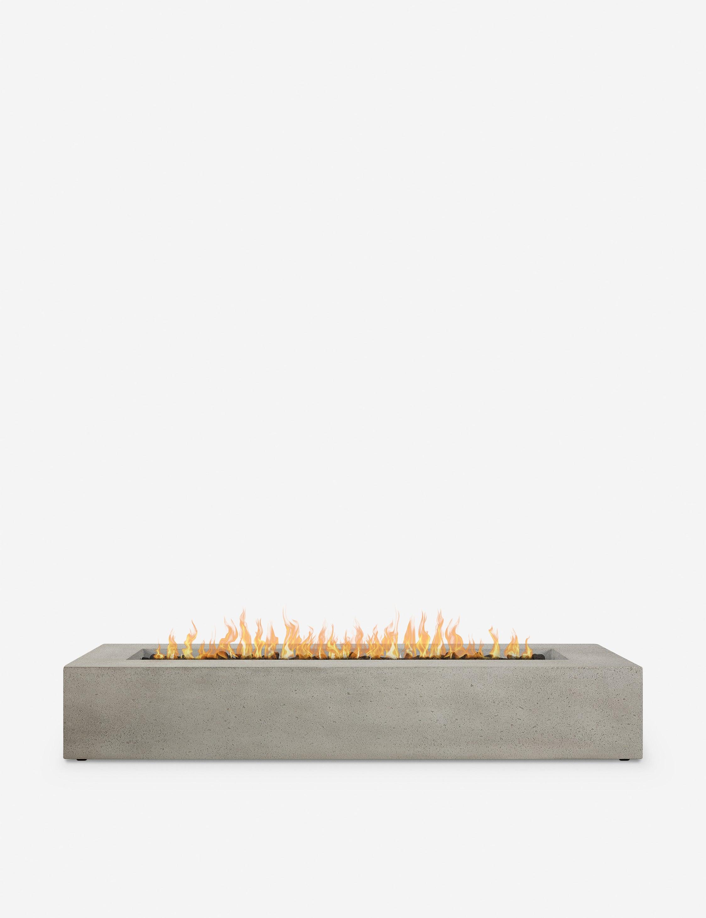 Magnus Fire Table - Flint / Long Rectangle