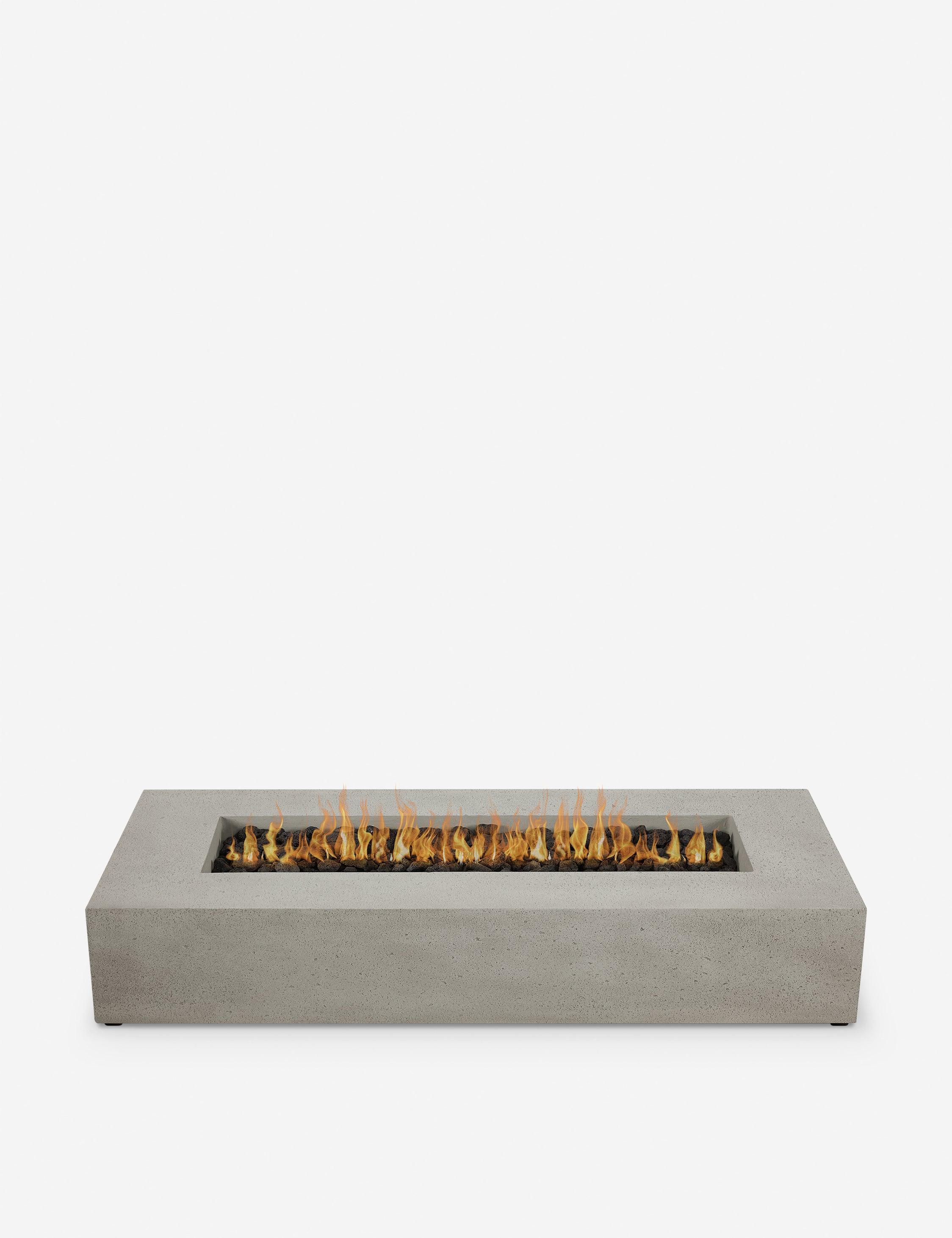 Magnus Fire Table - Flint / Long Rectangle