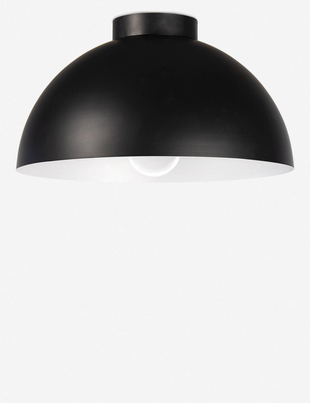 Peridot Outdoor Flush Mount Light by Regina Andrew - Black