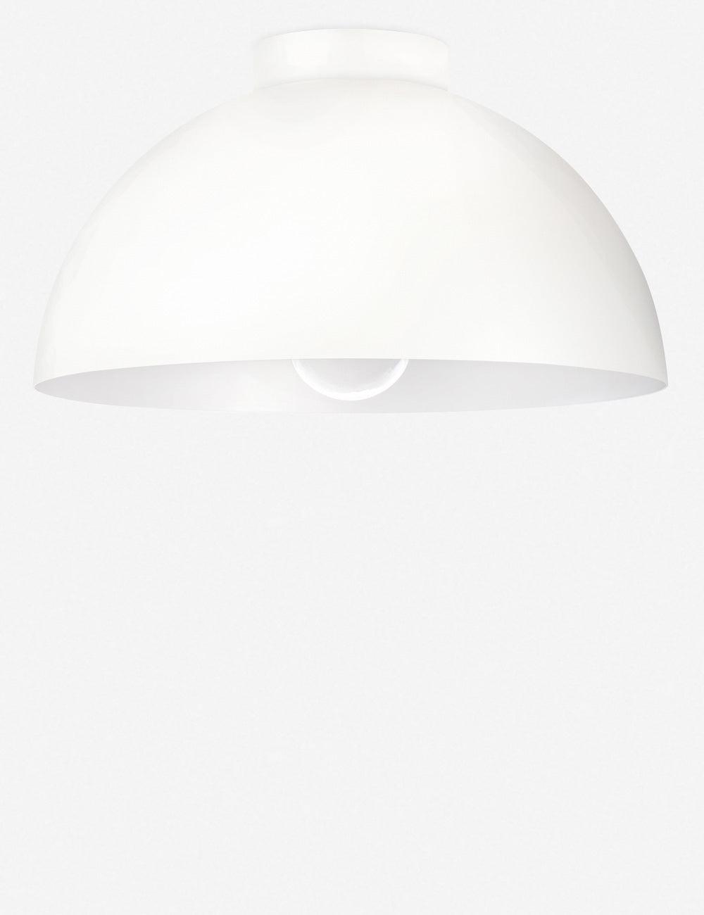 Peridot Outdoor Flush Mount Light by Regina Andrew - White