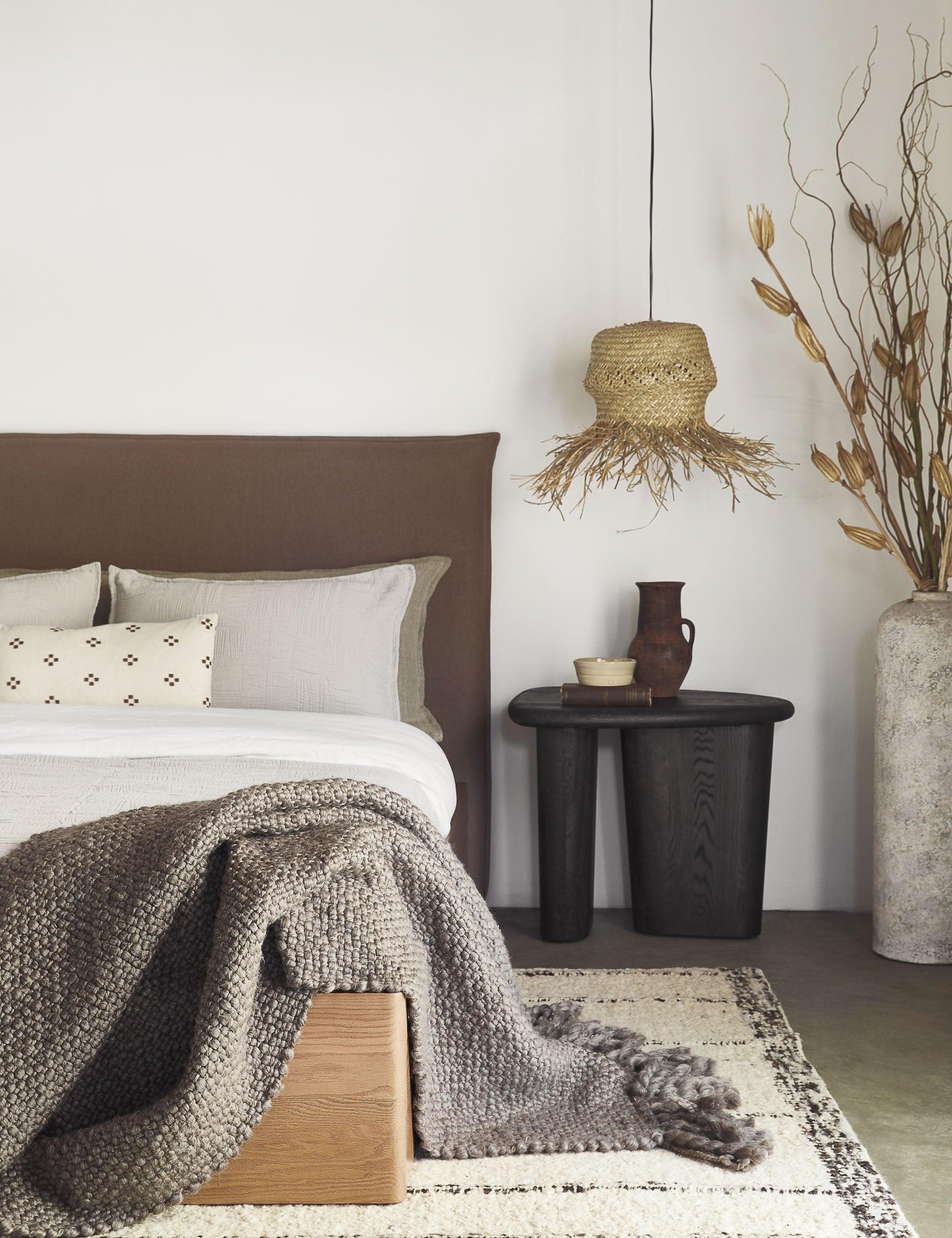 Harbour Cotton Matelassé Coverlet by Pom Pom at Home - Taupe / Twin