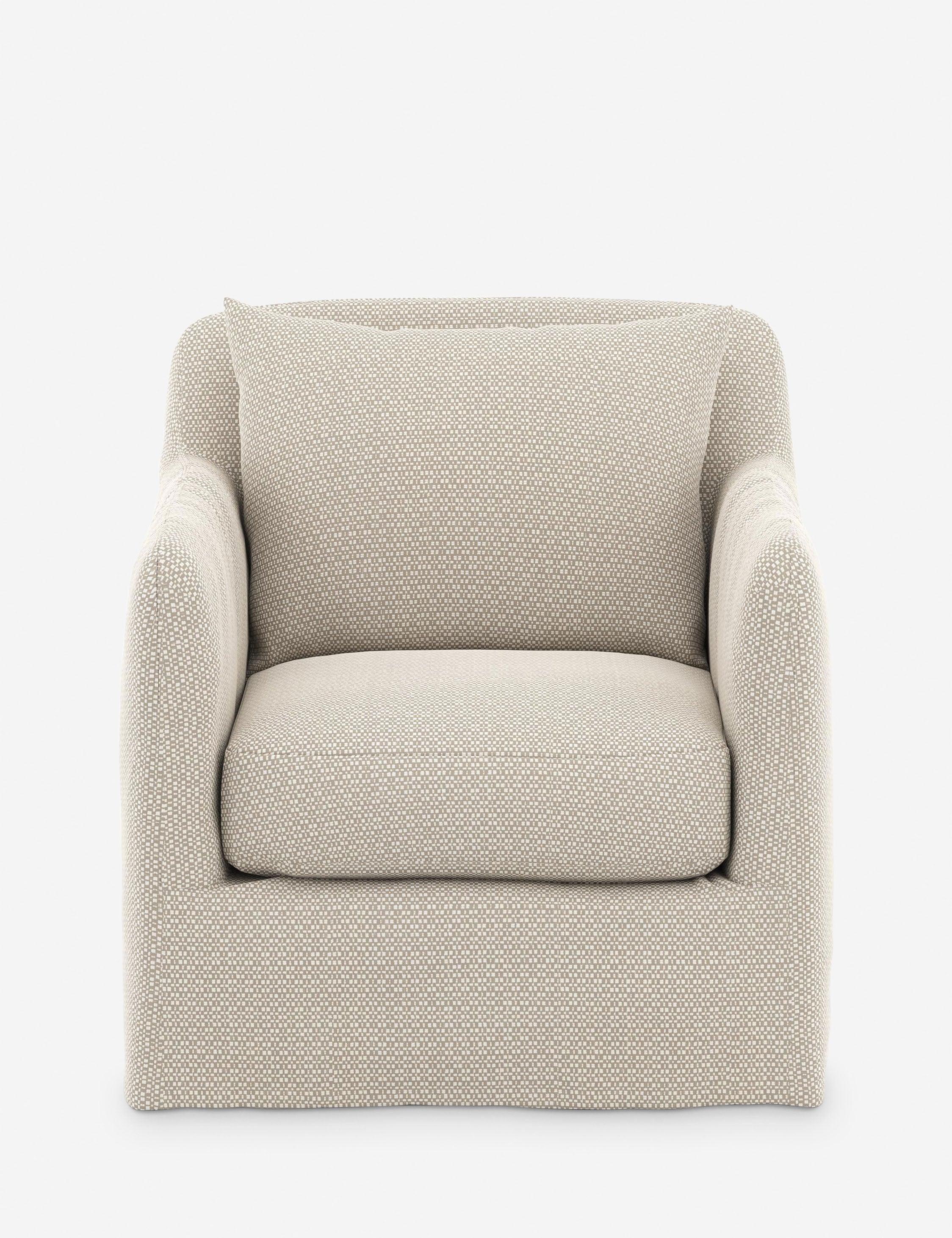 Sakura Indoor / Outdoor Swivel Chair - Sand