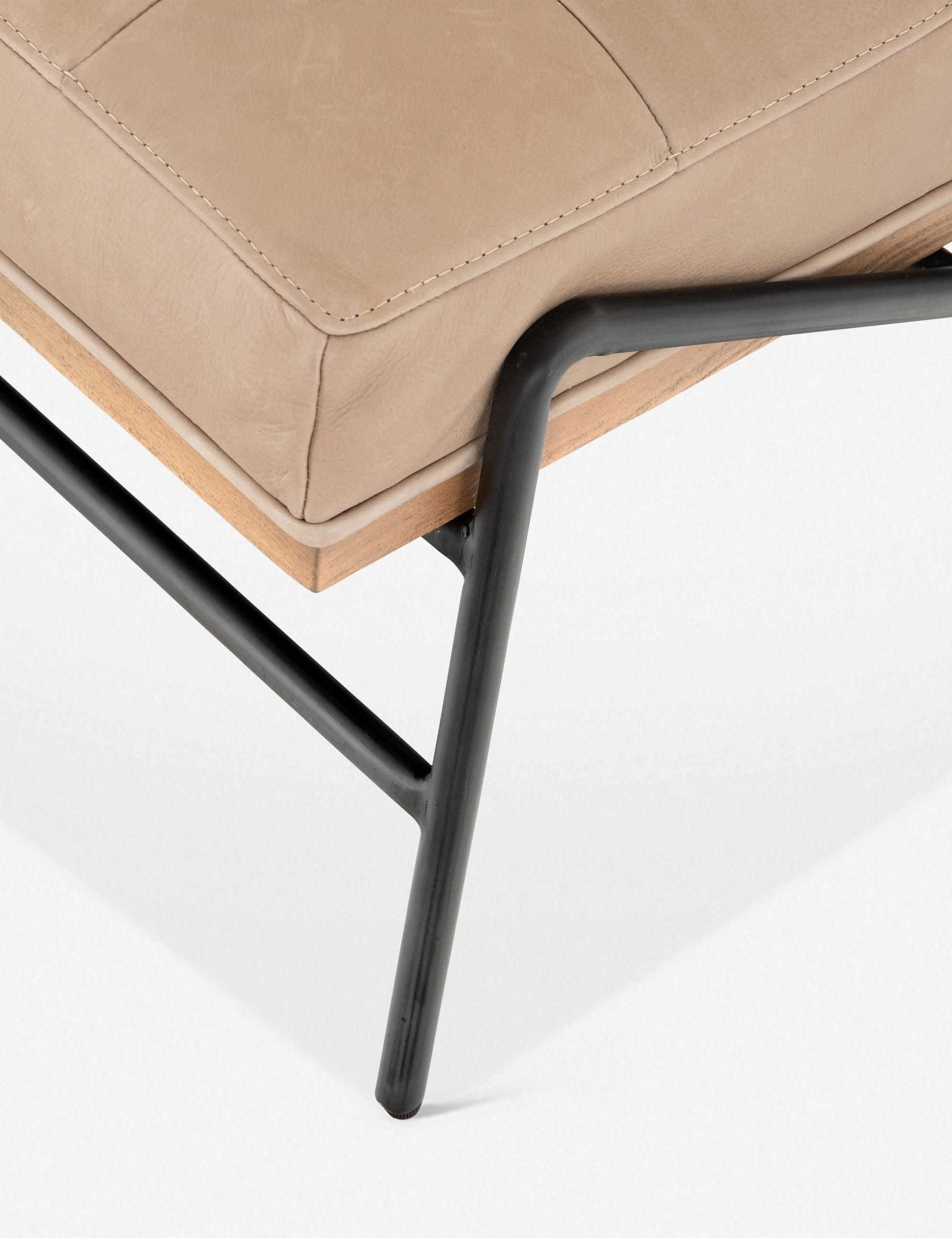 Anouk Accent Chair - Tan Leather