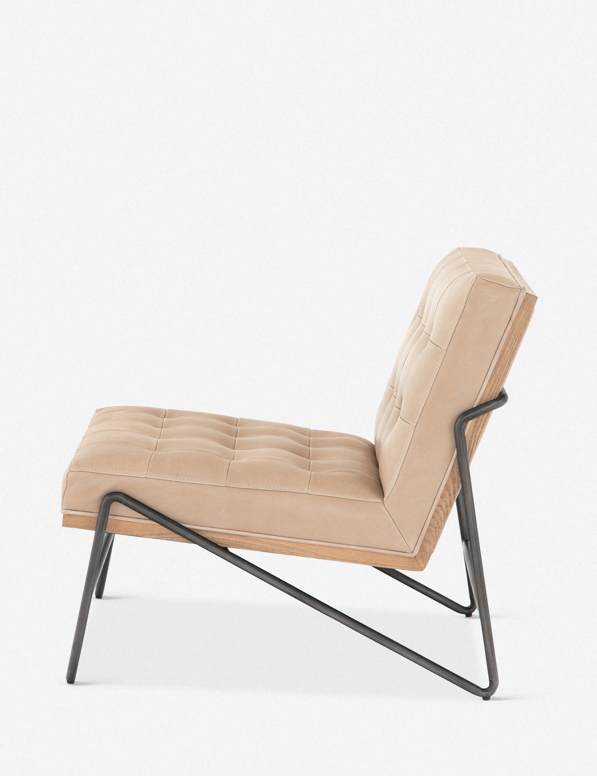 Anouk Accent Chair - Tan Leather