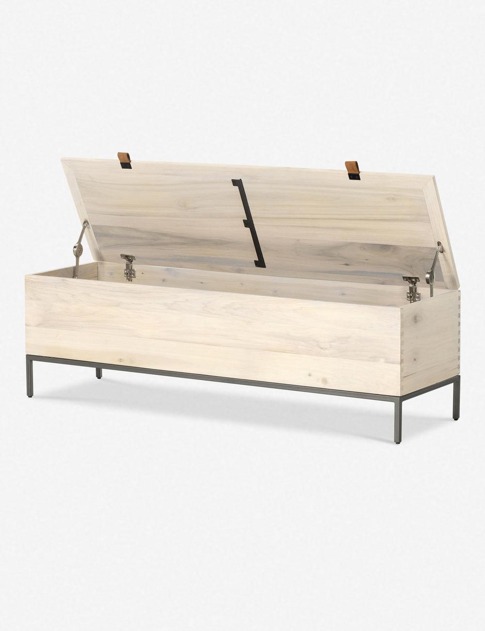 Rosamonde Storage Bench - Natural
