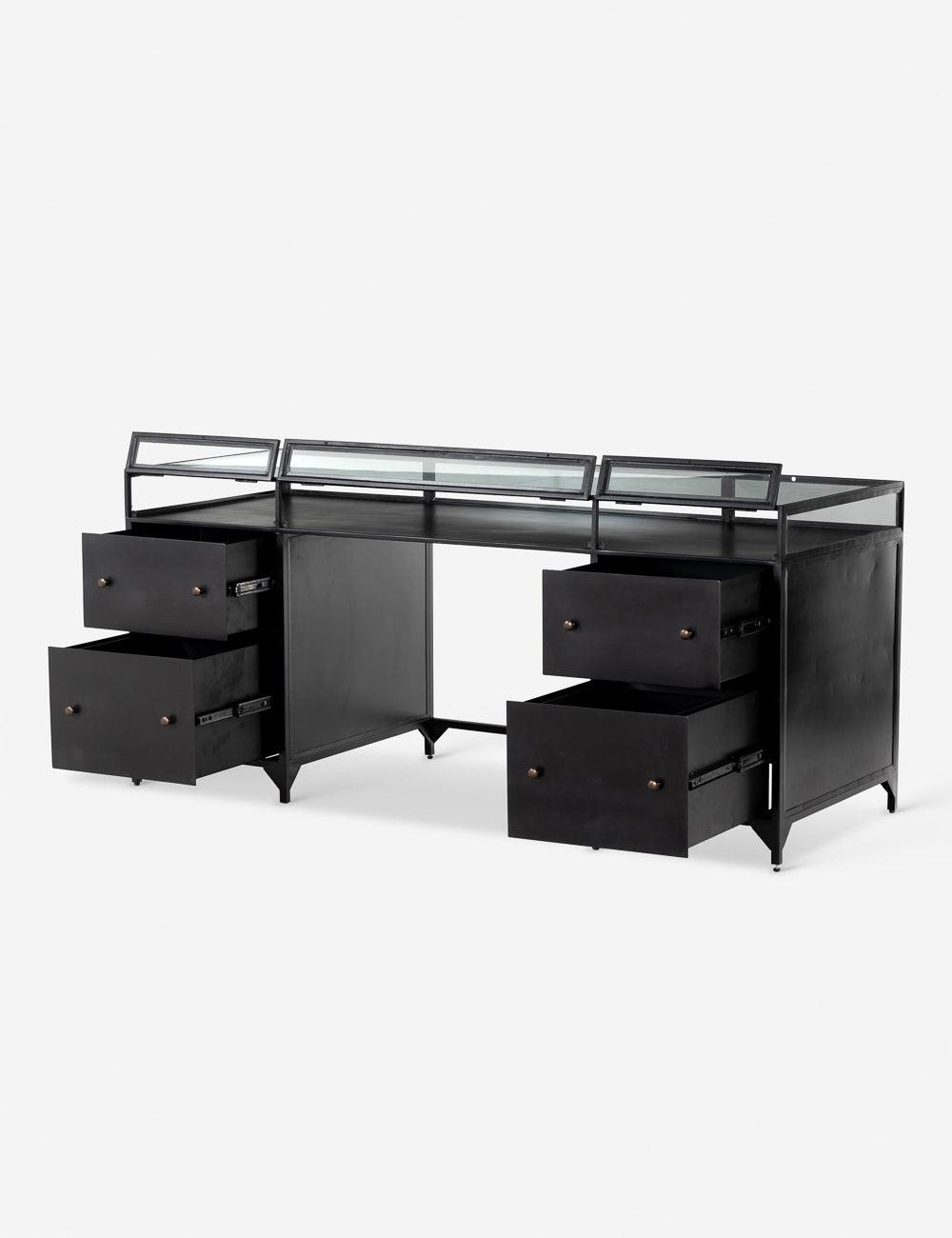 Malcom Executive Desk - Black