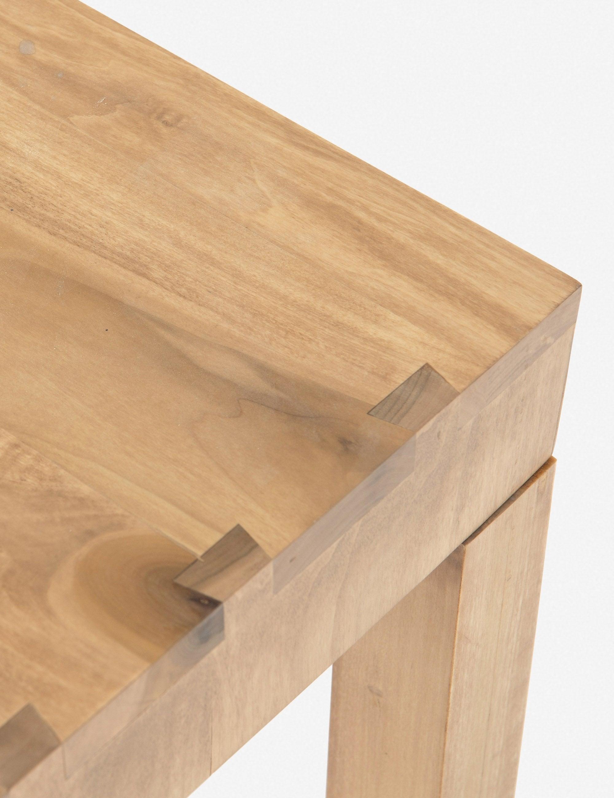 Beck 70'' Dry Wash Poplar Modern Shaker Dining Bench