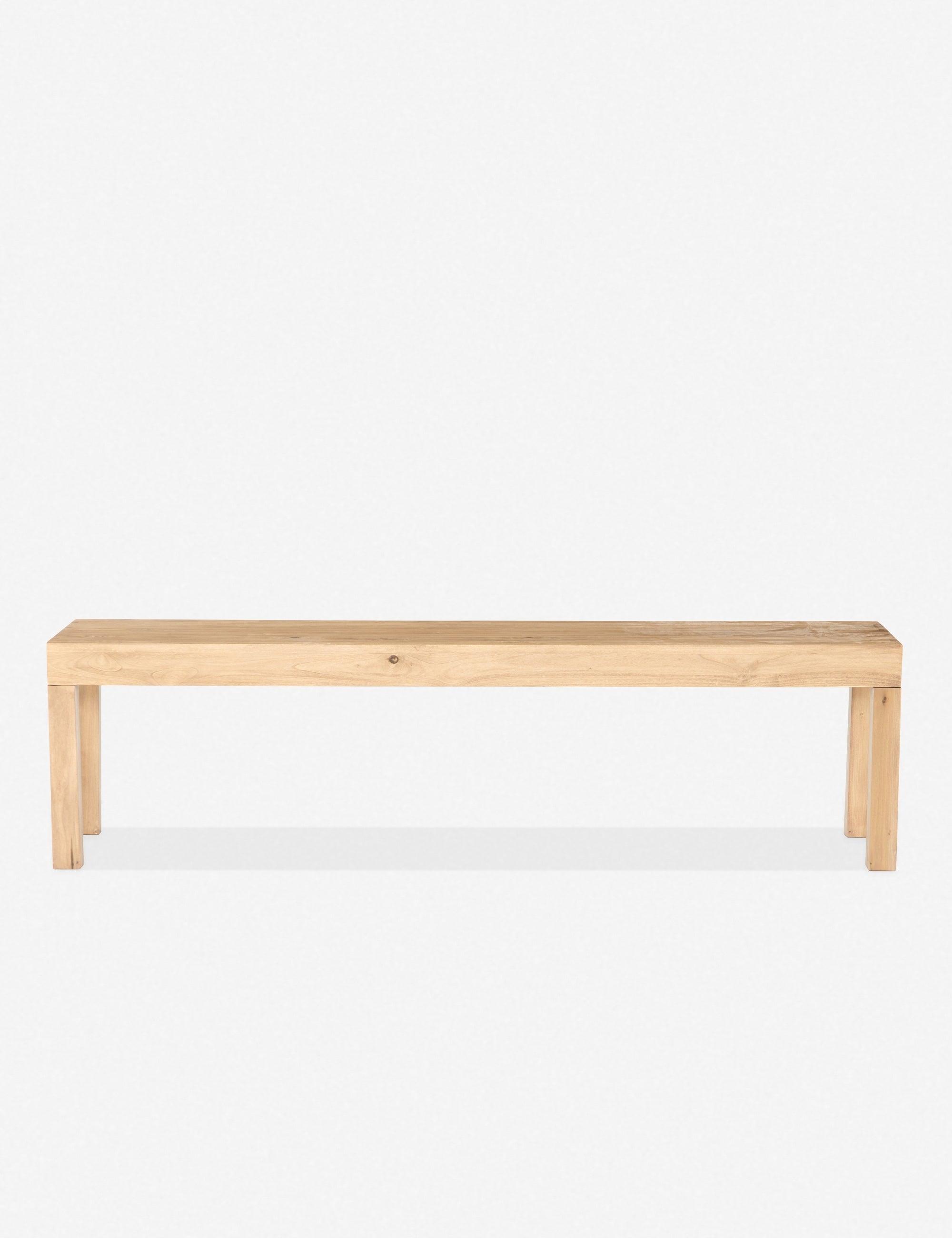Beck 70'' Dry Wash Poplar Modern Shaker Dining Bench