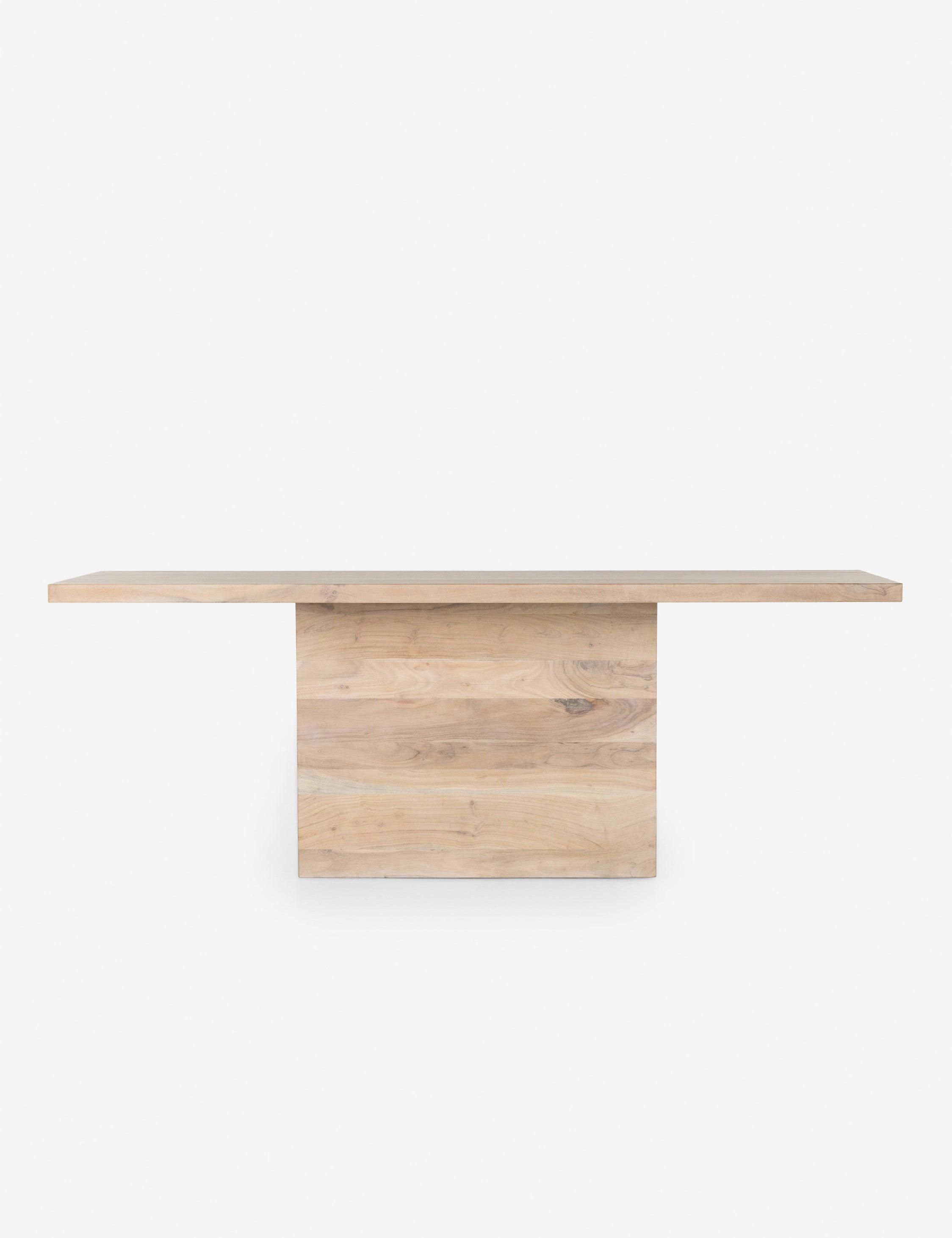 Ridley Natural Grain Solid Acacia Wood Dining Table