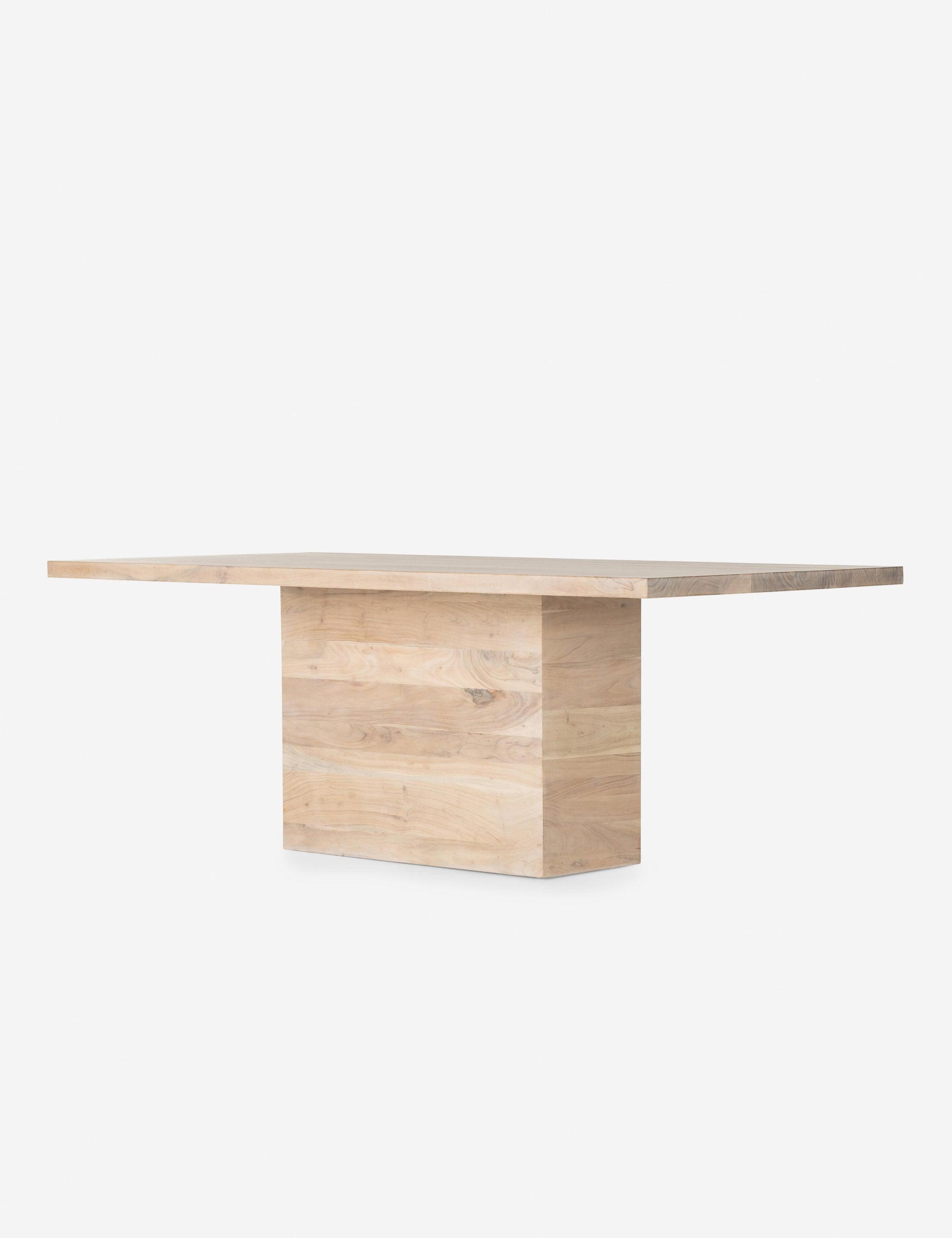 Ridley Natural Grain Solid Acacia Wood Dining Table