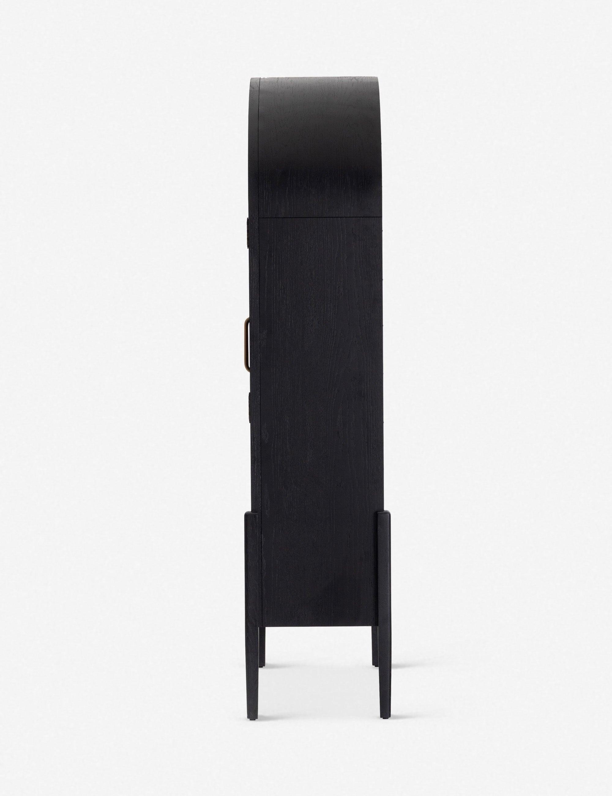 Apolline Curio Cabinet - Oak and Black