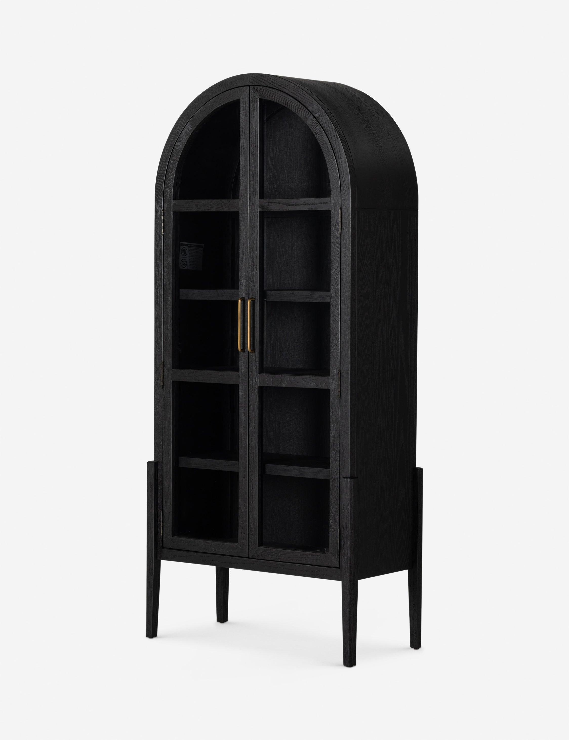 Apolline Curio Cabinet - Black