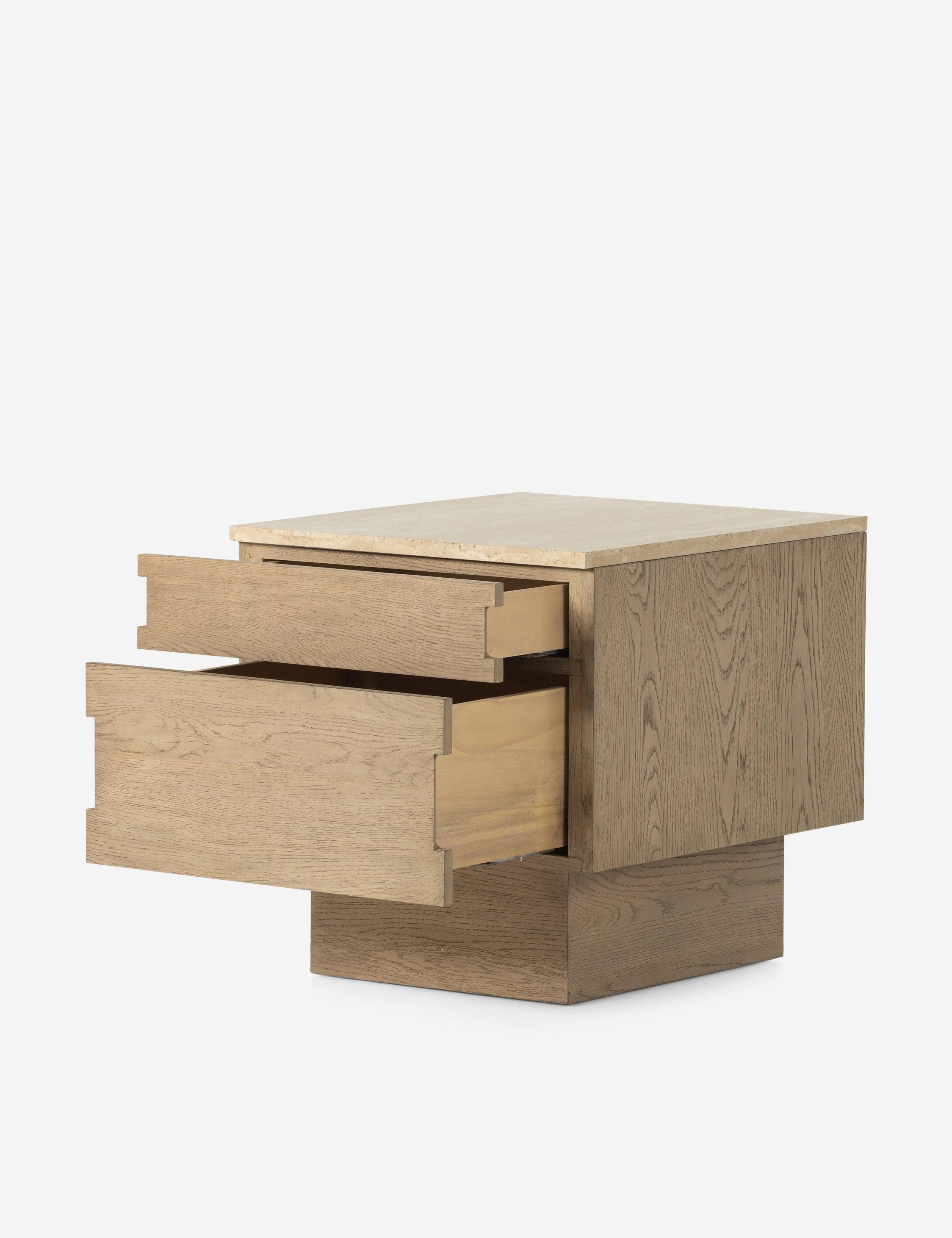 Brecken Nightstand - Natural Oak