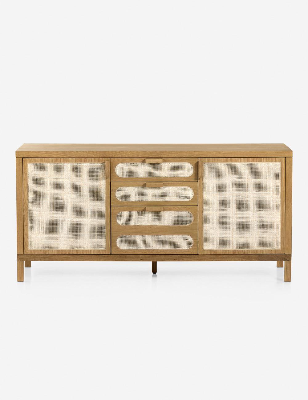 Verna Filing Sideboard - Honey Oak