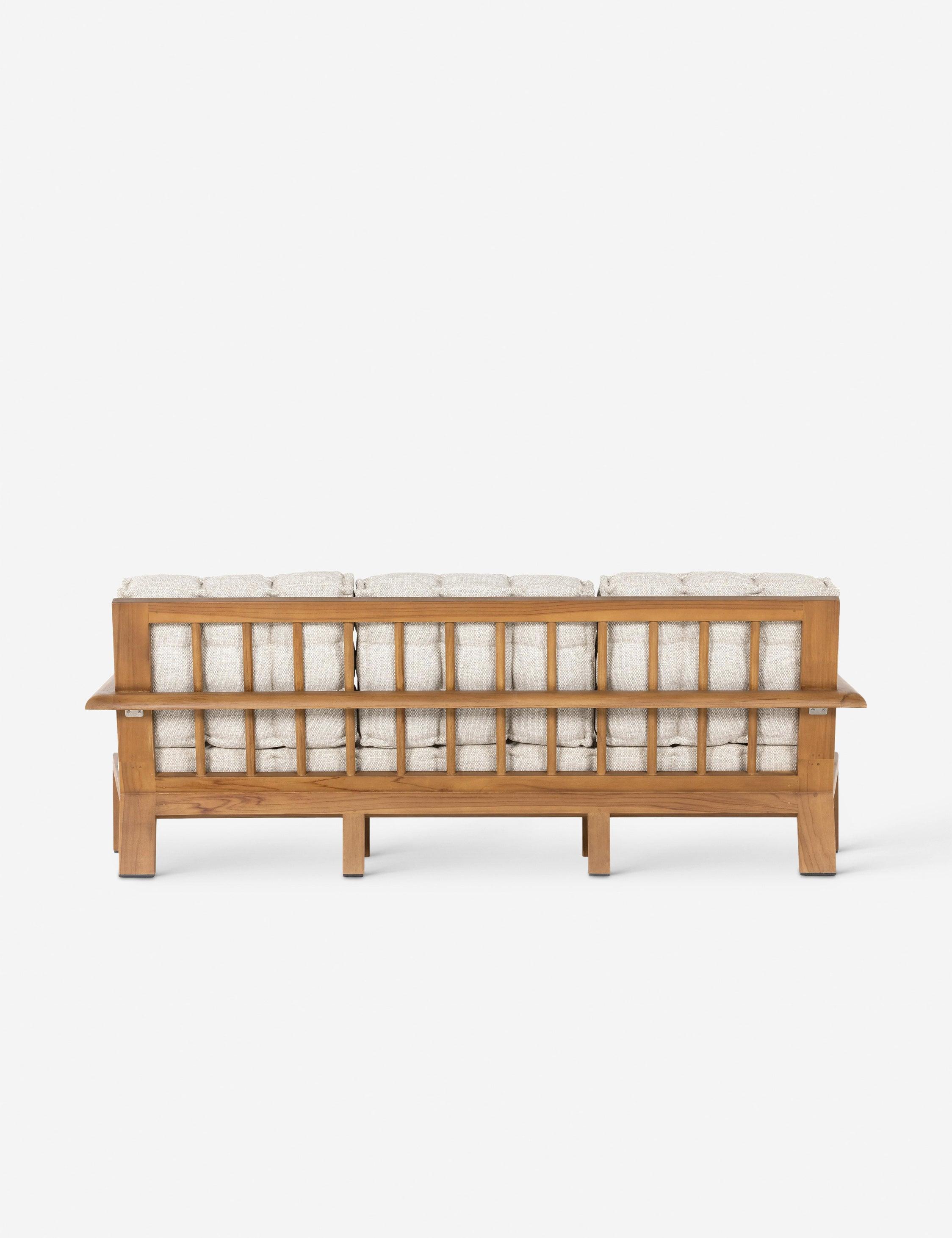 Amabel Indoor / Outdoor Sofa - Natural Teak / 85"W