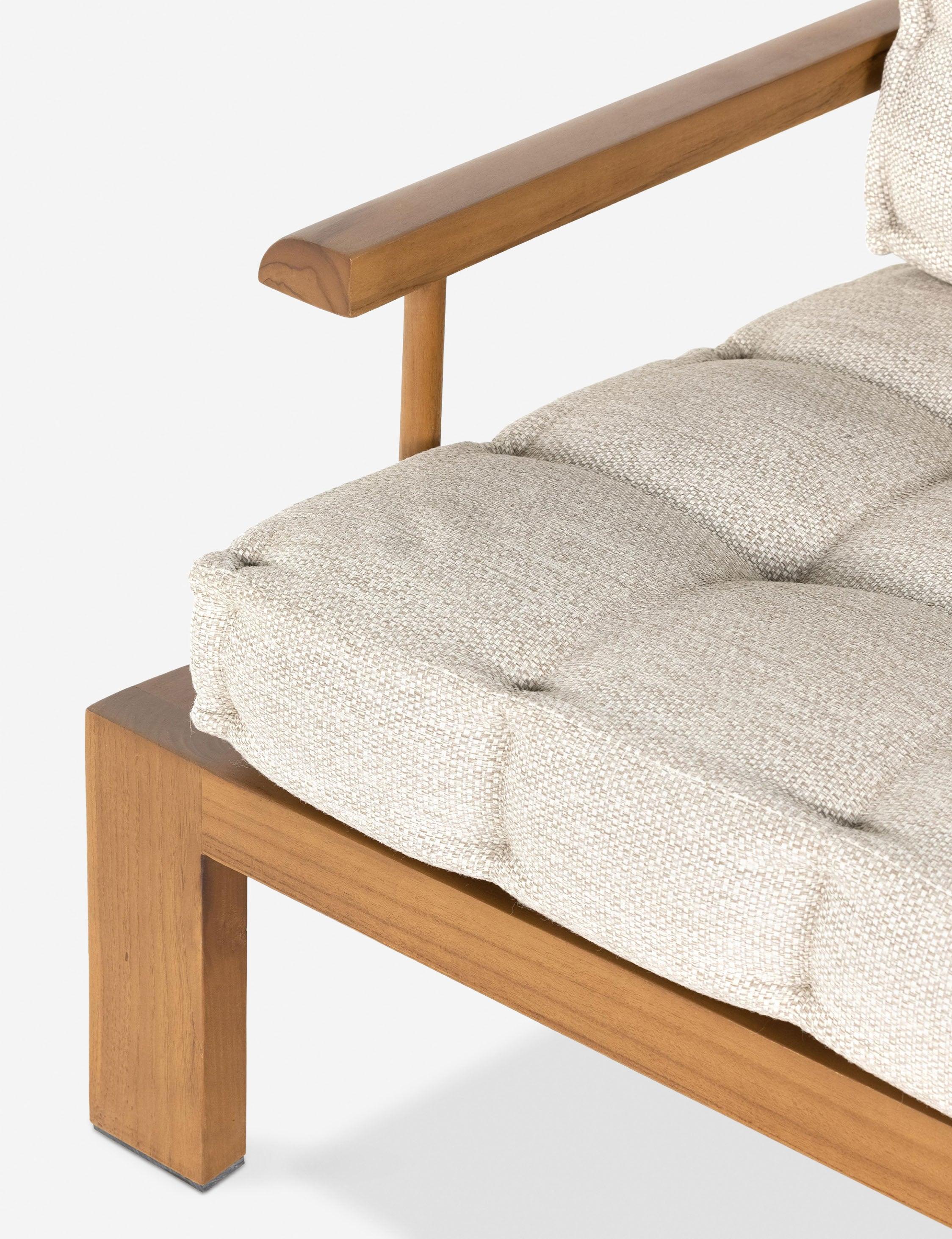 Amabel Indoor / Outdoor Sofa - Natural Teak / 85"W