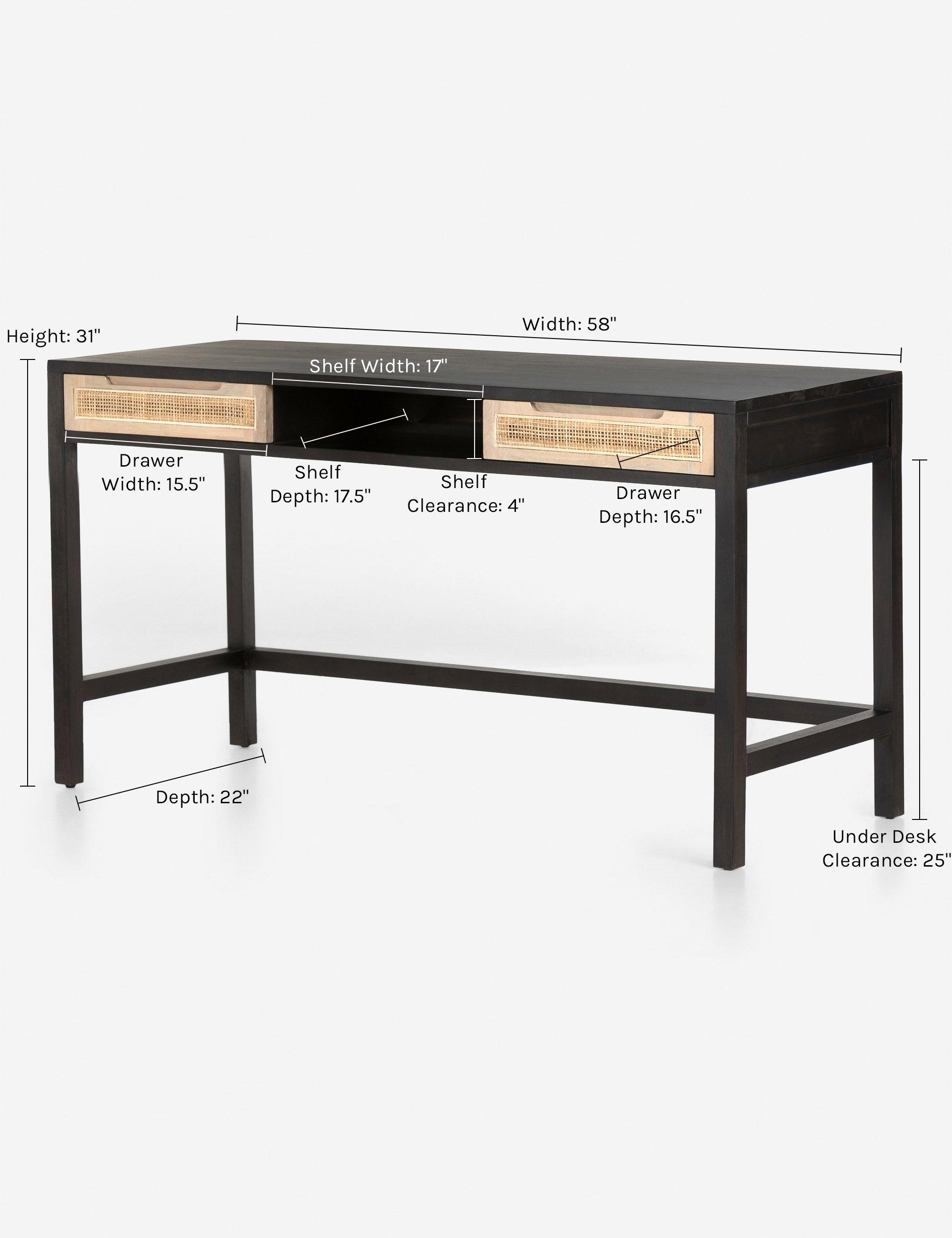 Margot Modular Desk - Black