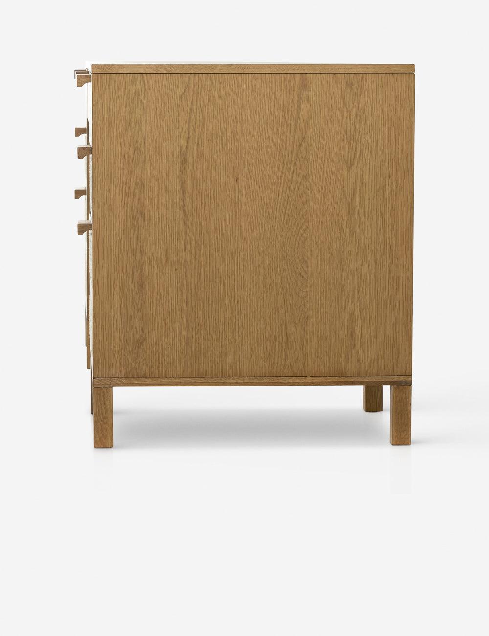 Verna Executive Desk - Honey Oak