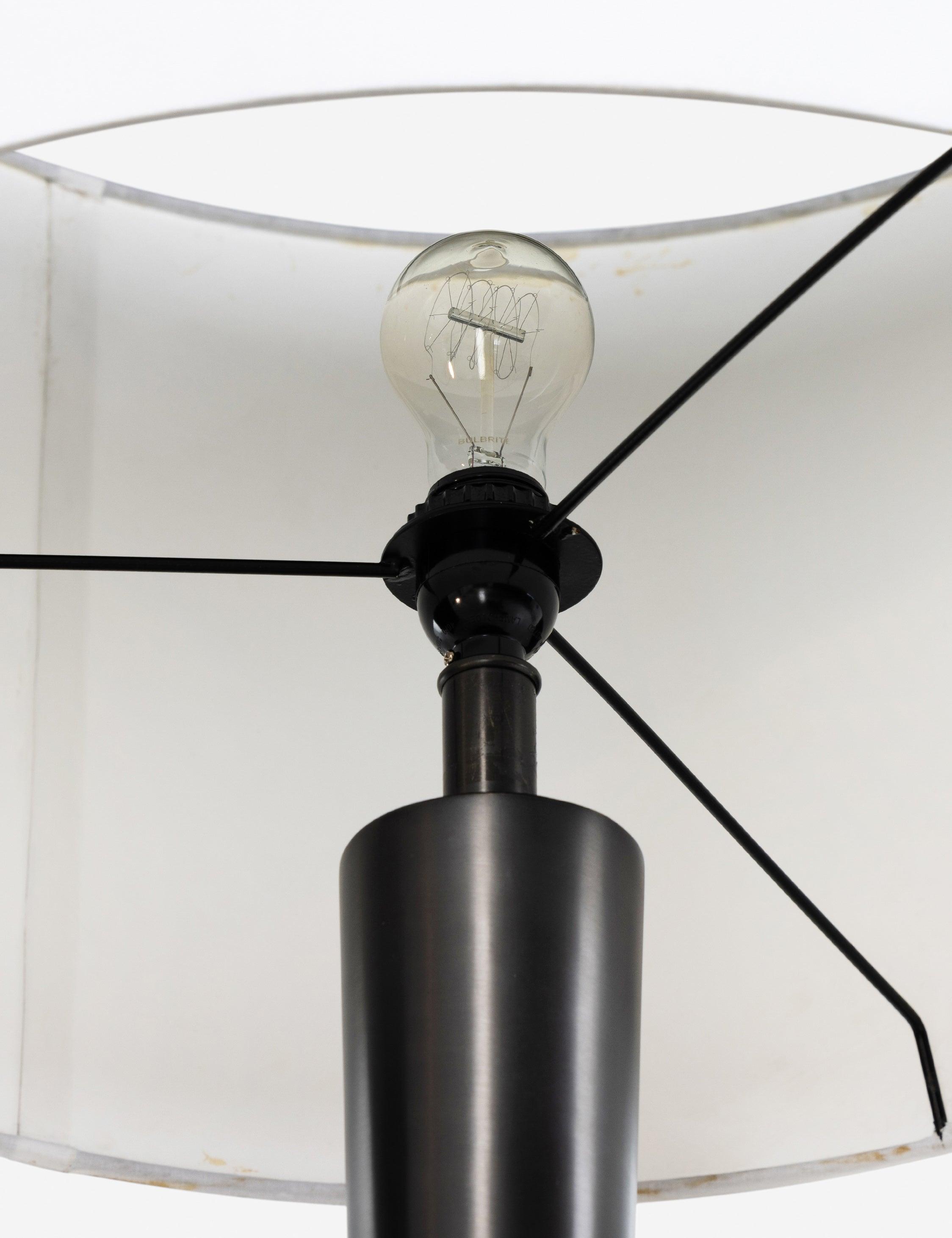 Clement Aged Antique Brass 75W LED Single-Light Floor Lamp