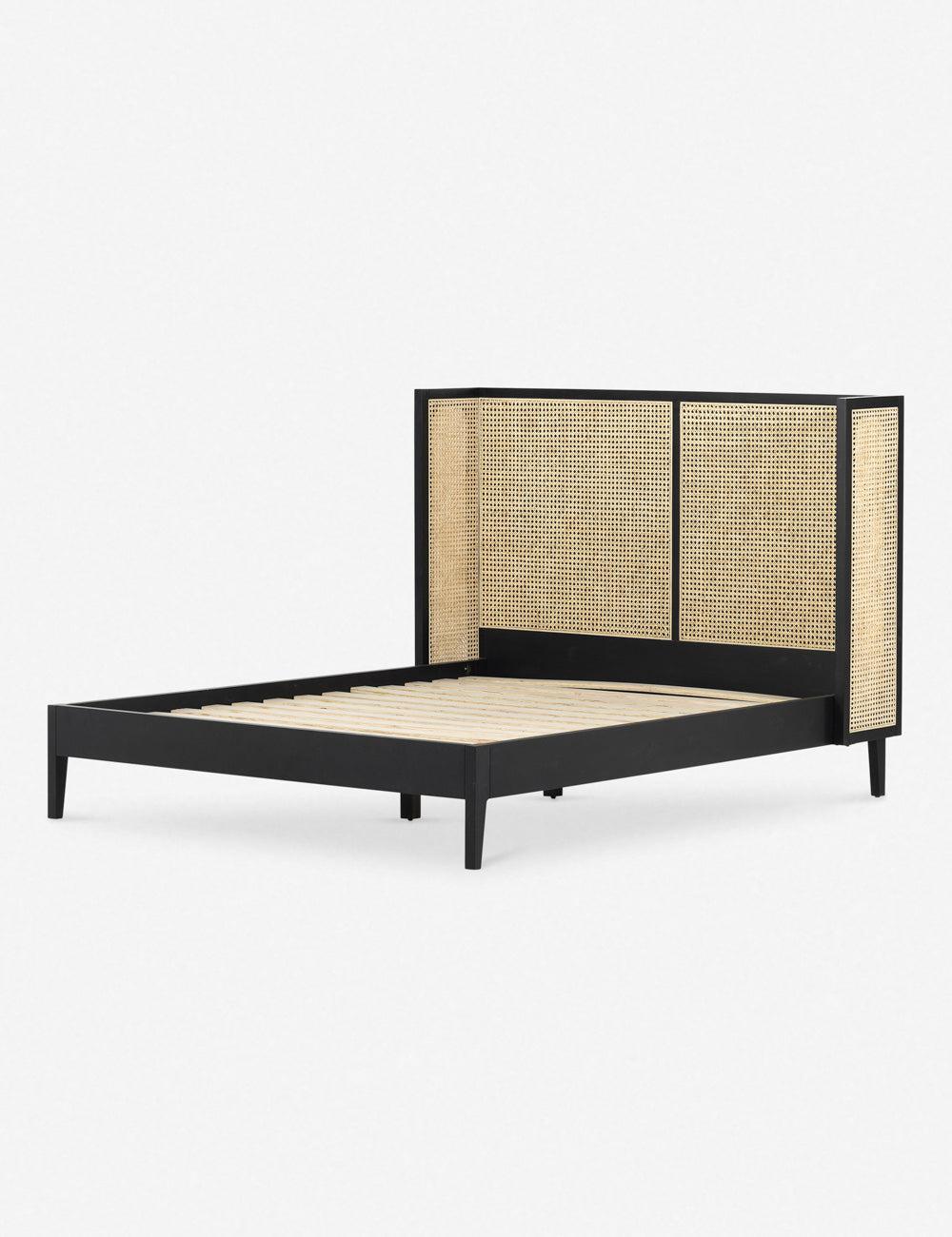 Jeni Platform Bed - Black / King