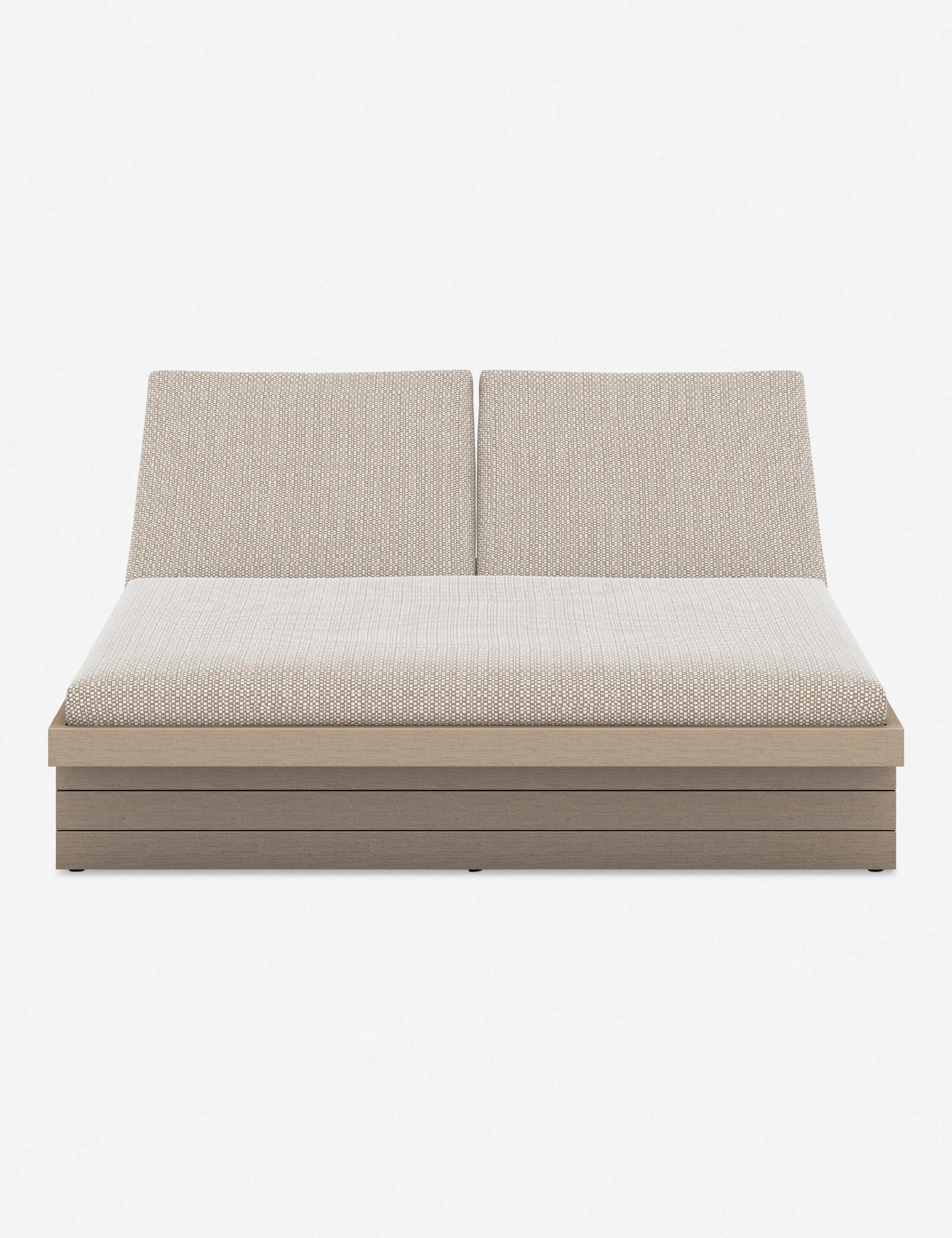 Coren Indoor / Outdoor Double Chaise - Sand