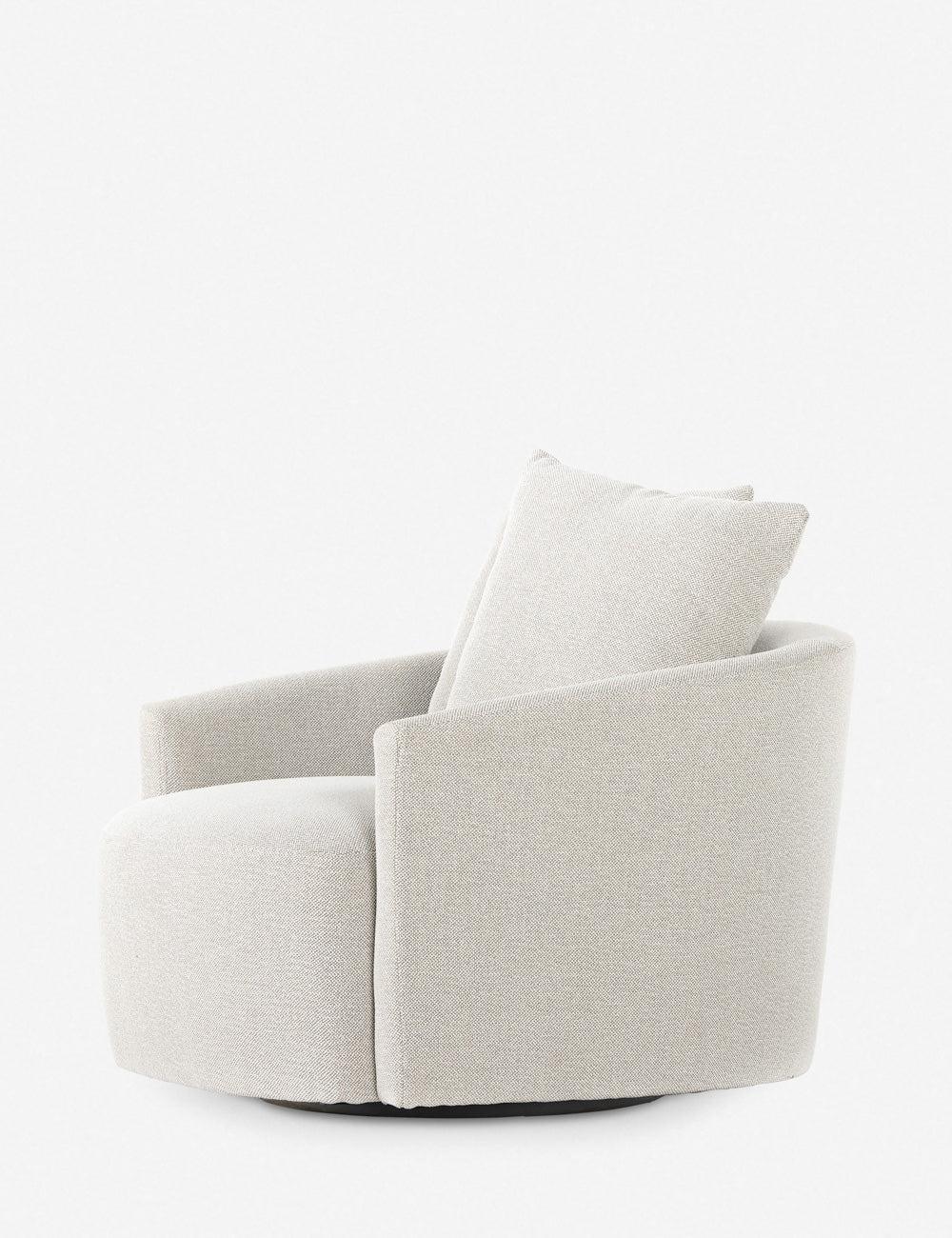Kaila Swivel Chair - Delta Bisque