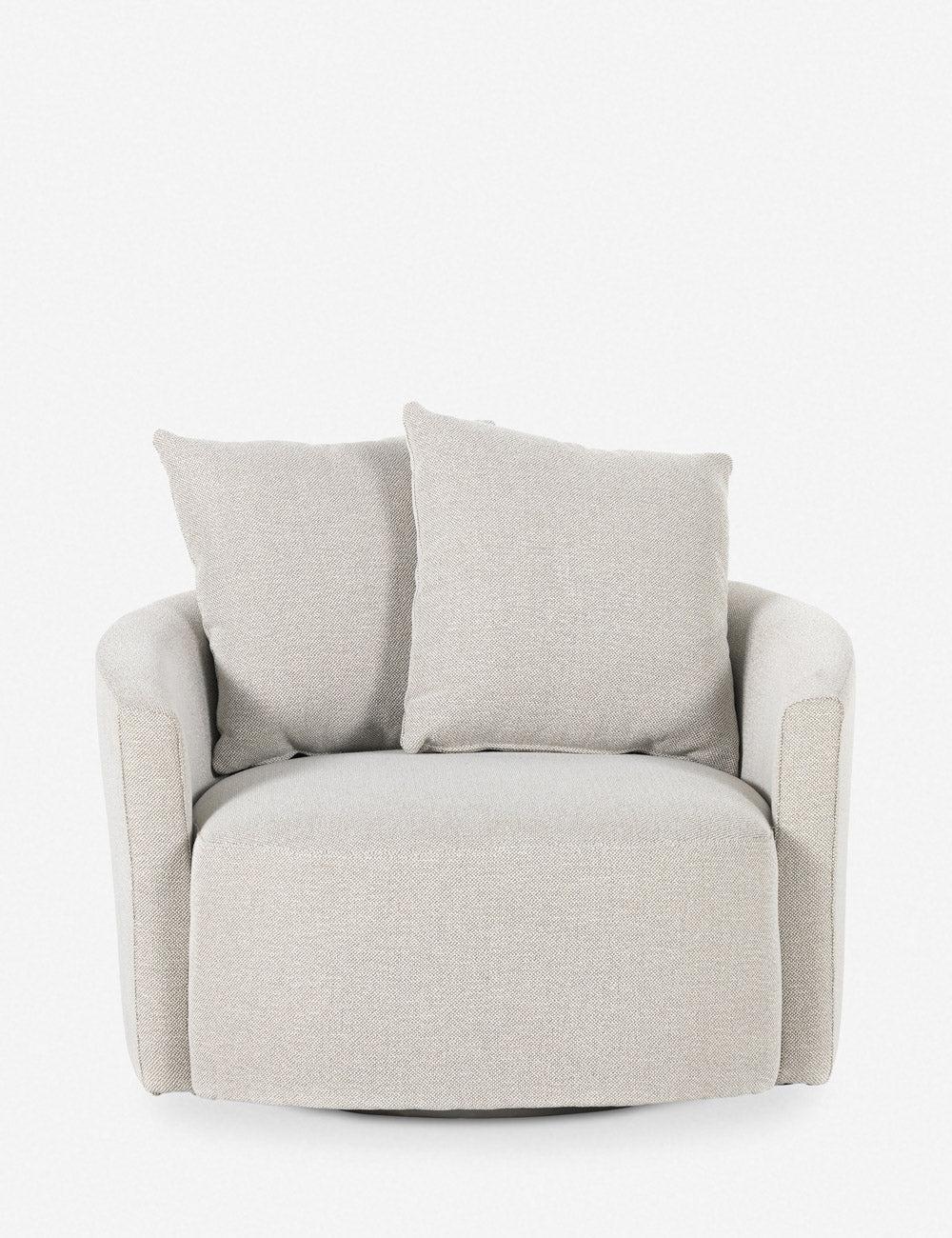 Kaila Swivel Chair - Delta Bisque