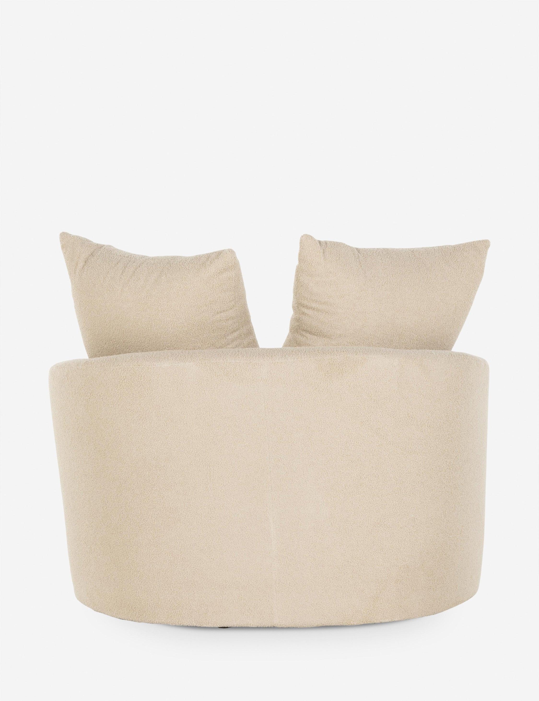 Kaila Swivel Chair - Taupe