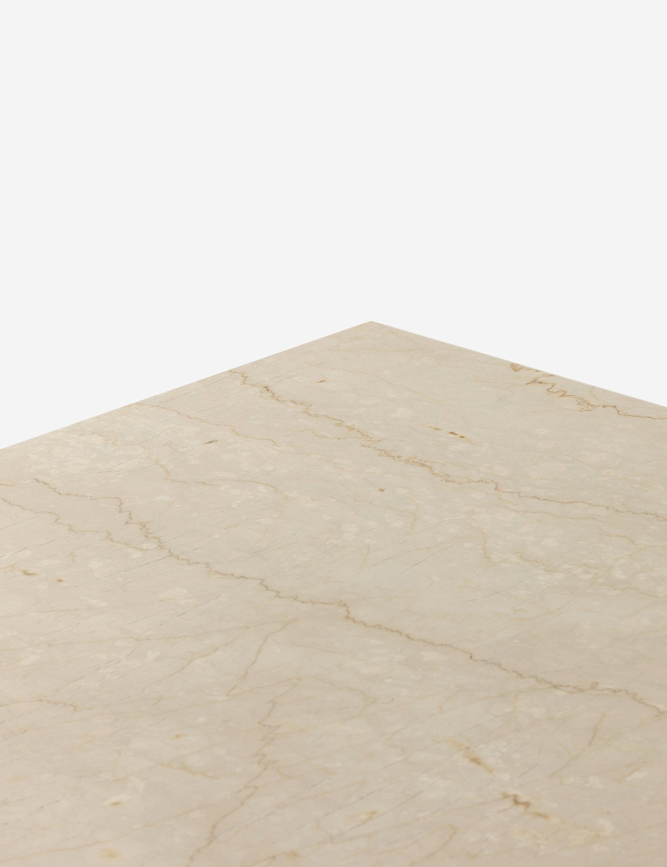 Leonel Dining Table - Cream Marble