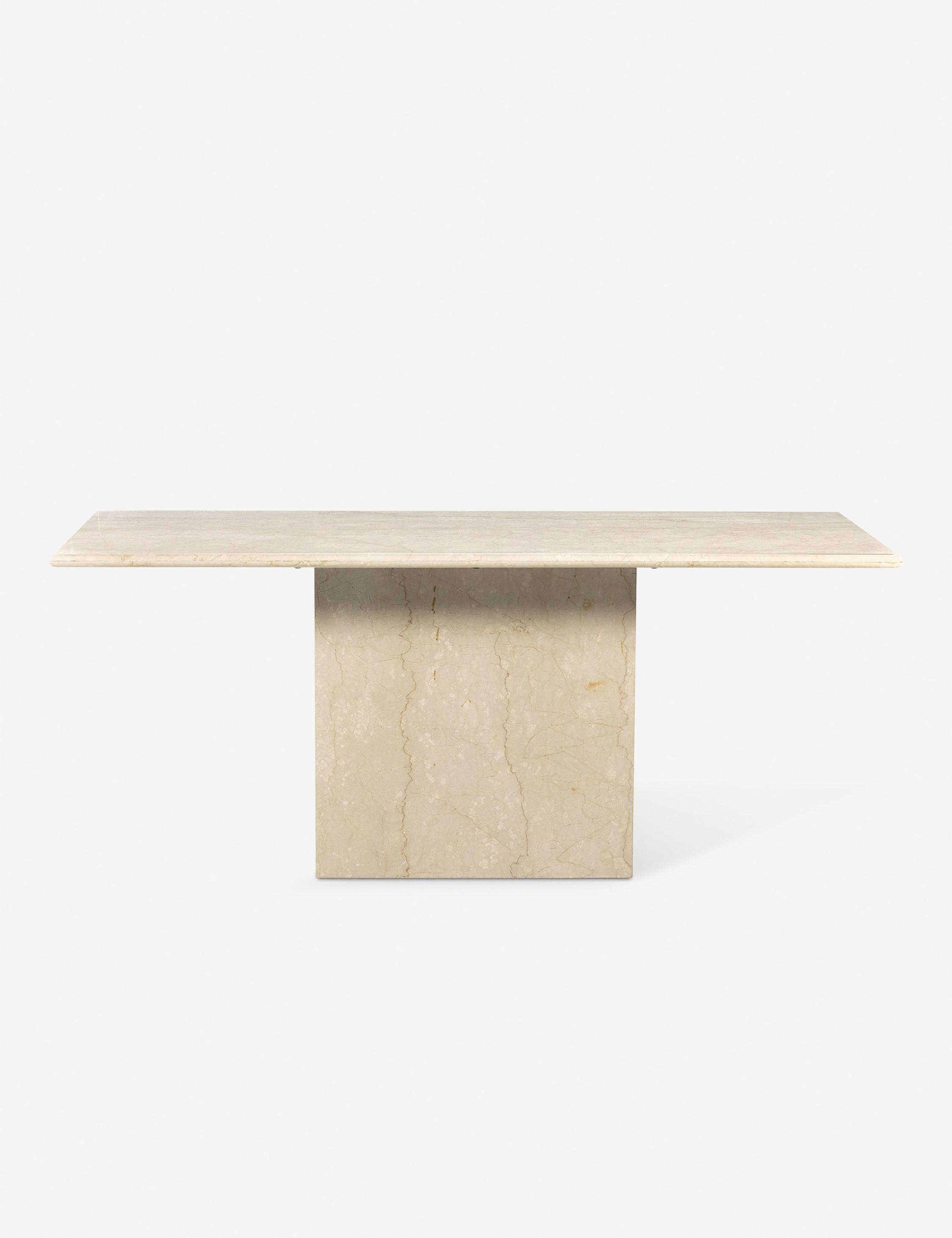 Leonel Dining Table - Cream Marble
