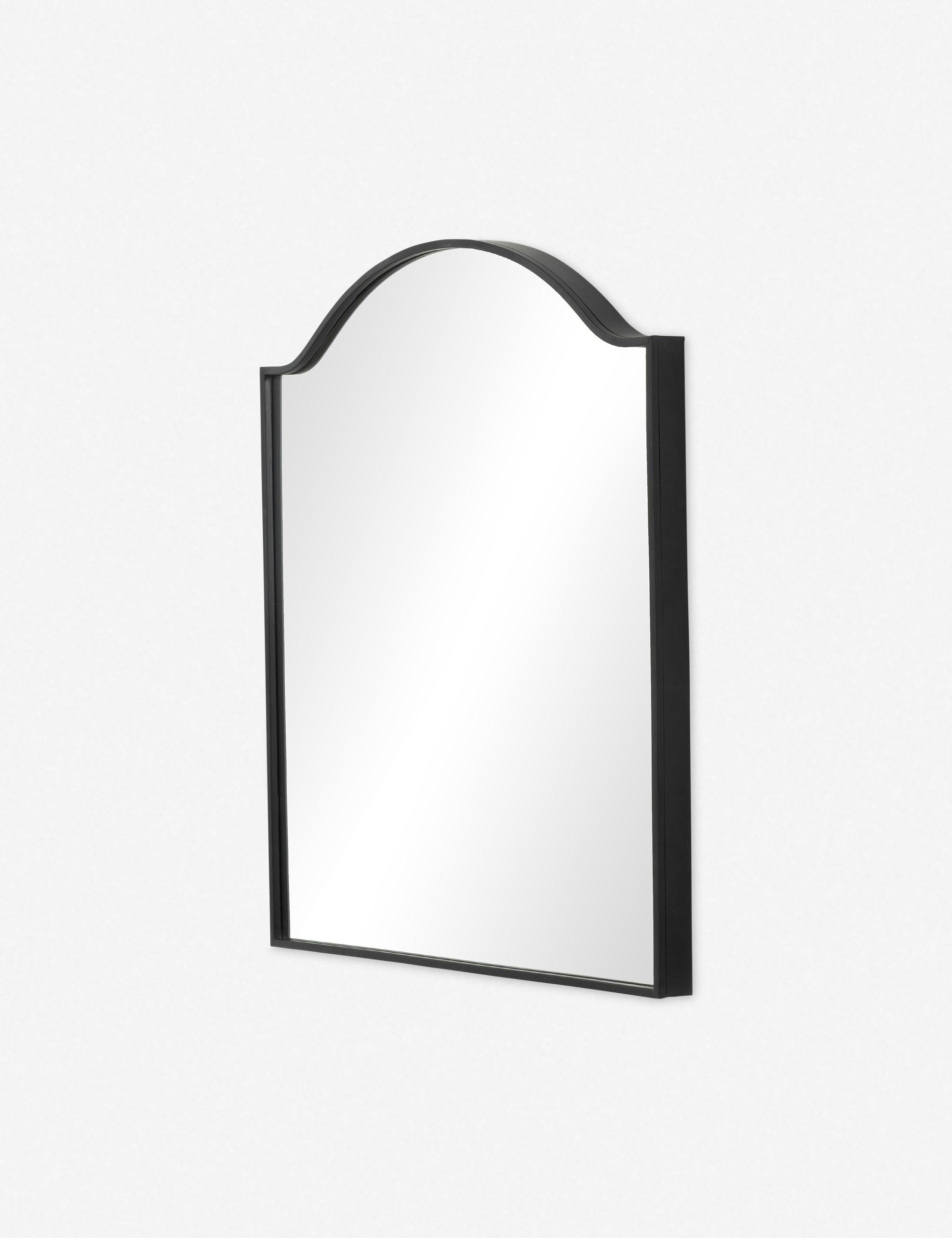 Asher Collection Square Gunmetal Vanity Mirror